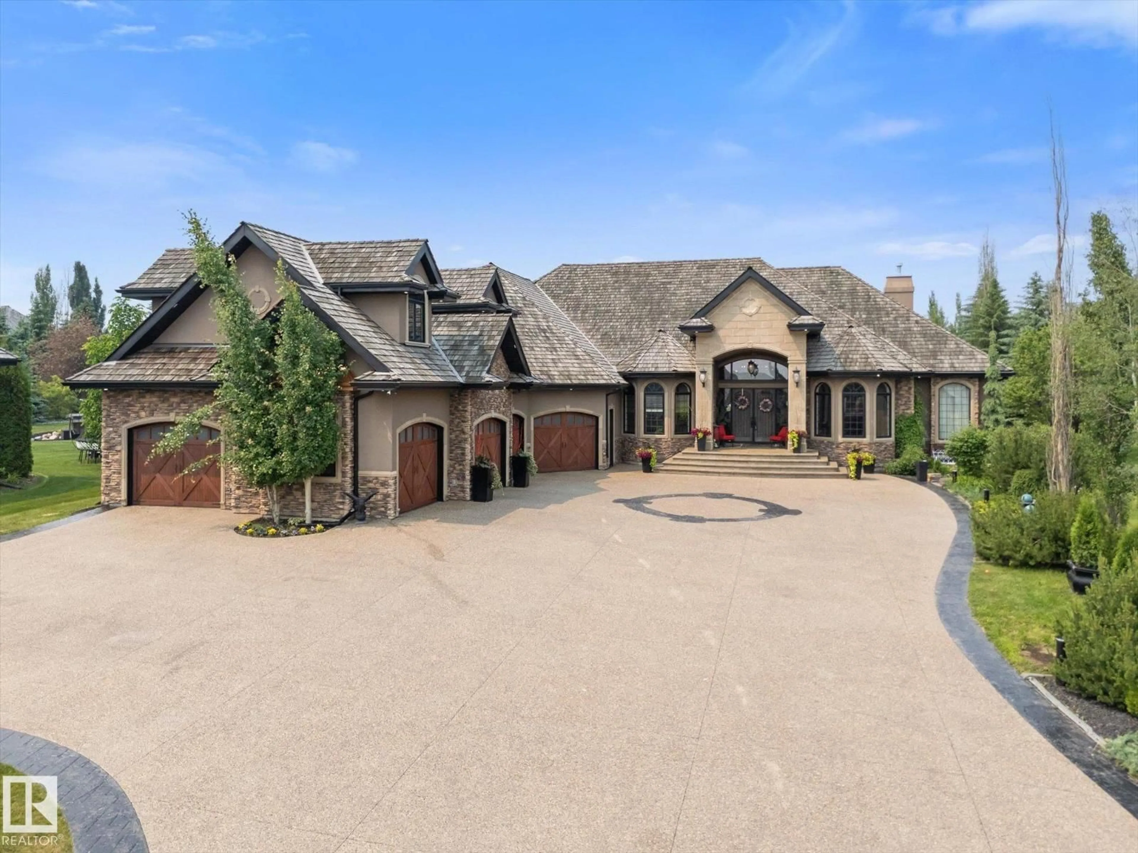 A pic from outside/outdoor area/front of a property/back of a property/a pic from drone, unknown for 106 TWP ROAD 544 A, Rural Sturgeon County Alberta T8T0B9