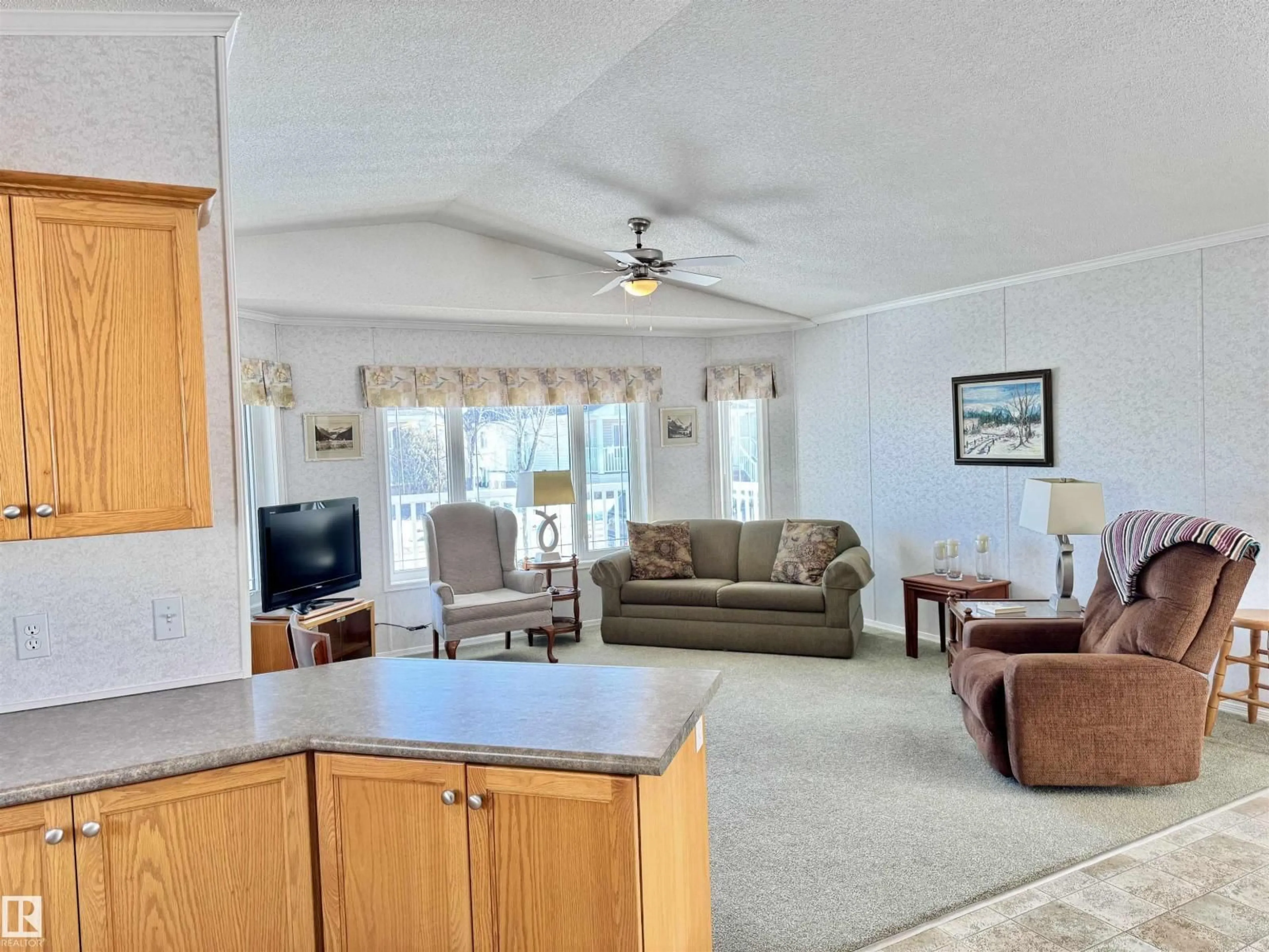 Living room with furniture, unknown for 4022 ASPEN WY, Leduc Alberta T9E8P9