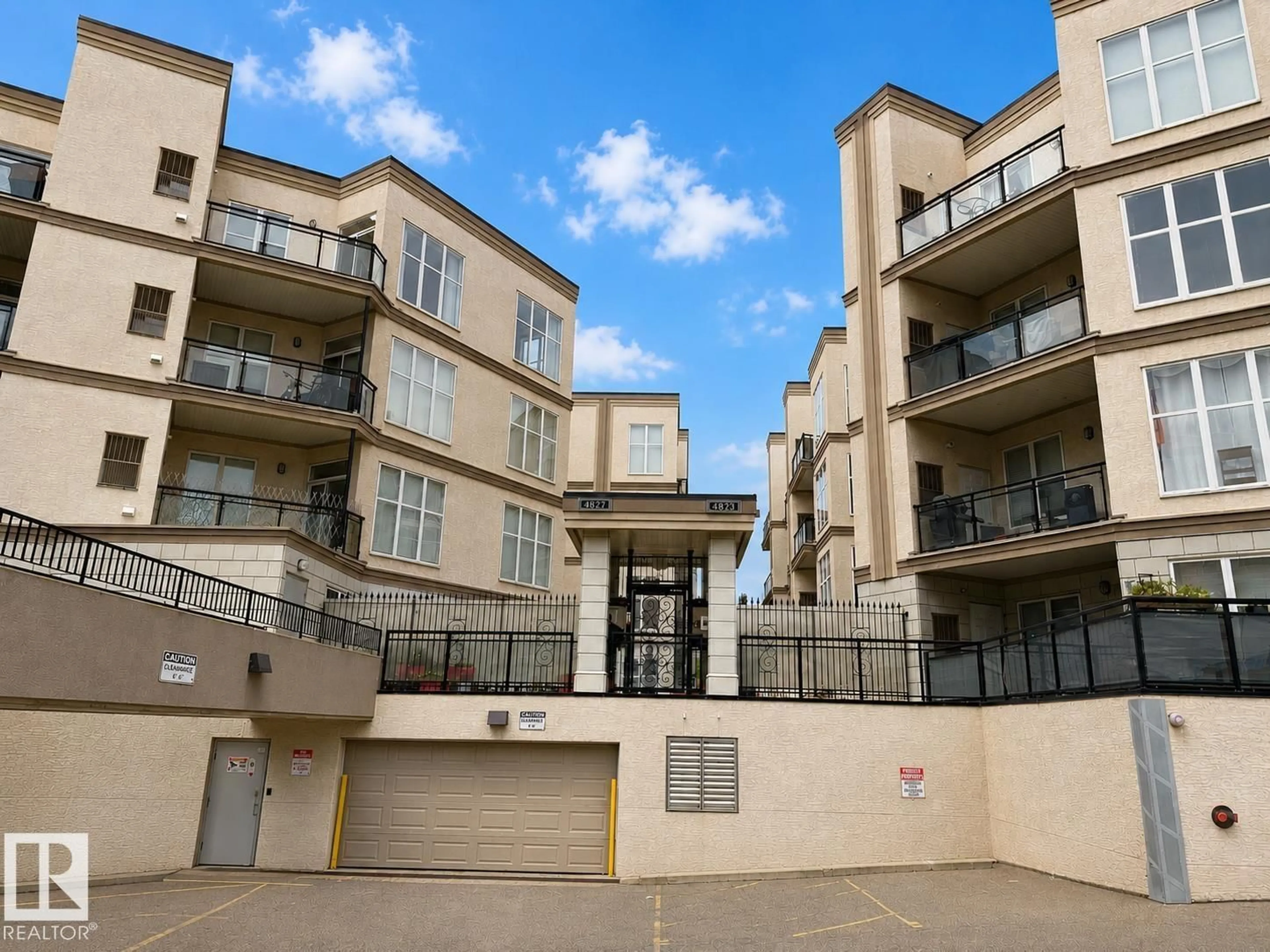 Balcony in the apartment, building for 151 4827 104A ST NW, Edmonton Alberta T6H0R5