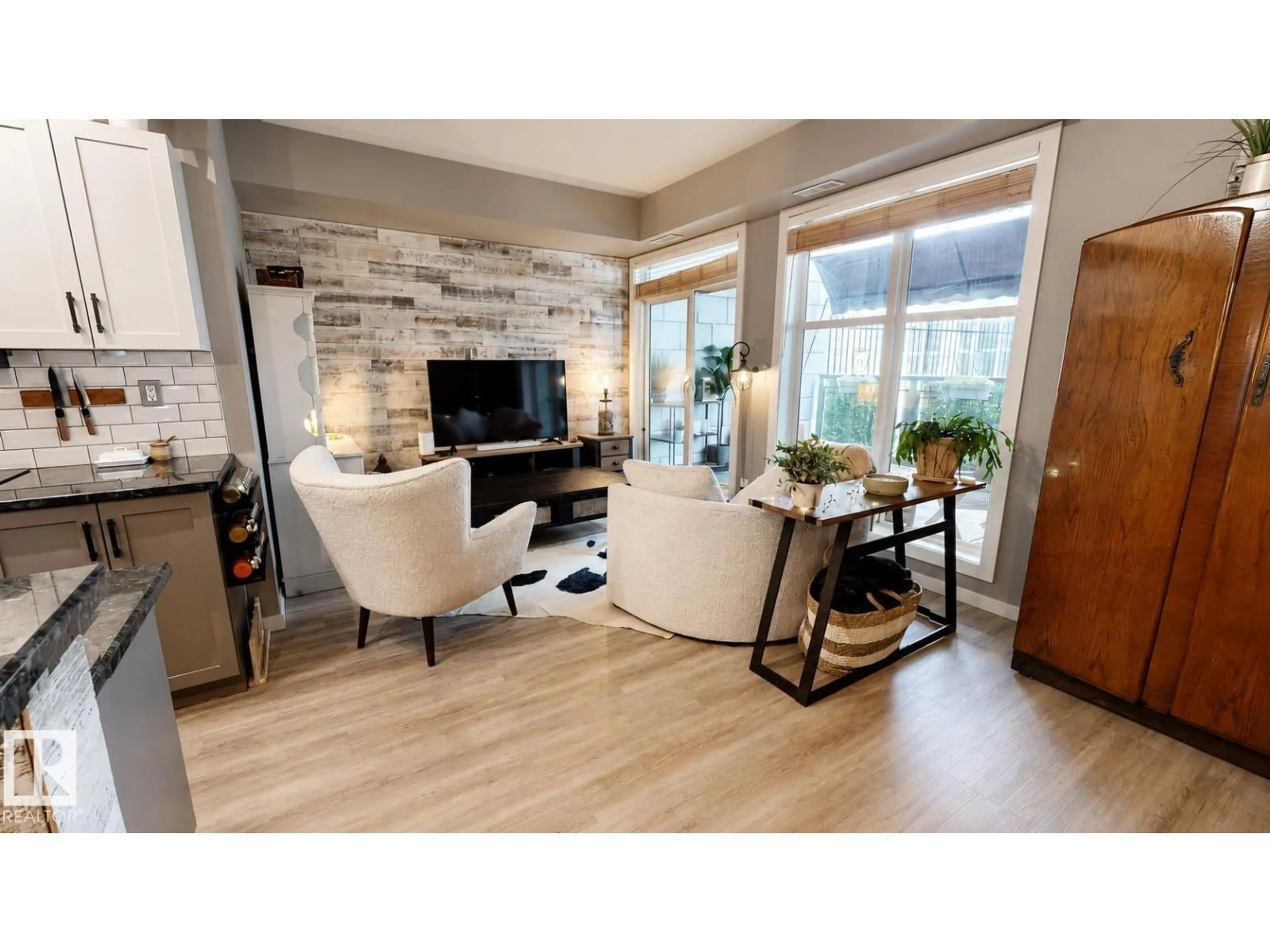 Living room with furniture, unknown for 151 4827 104A ST NW, Edmonton Alberta T6H0R5