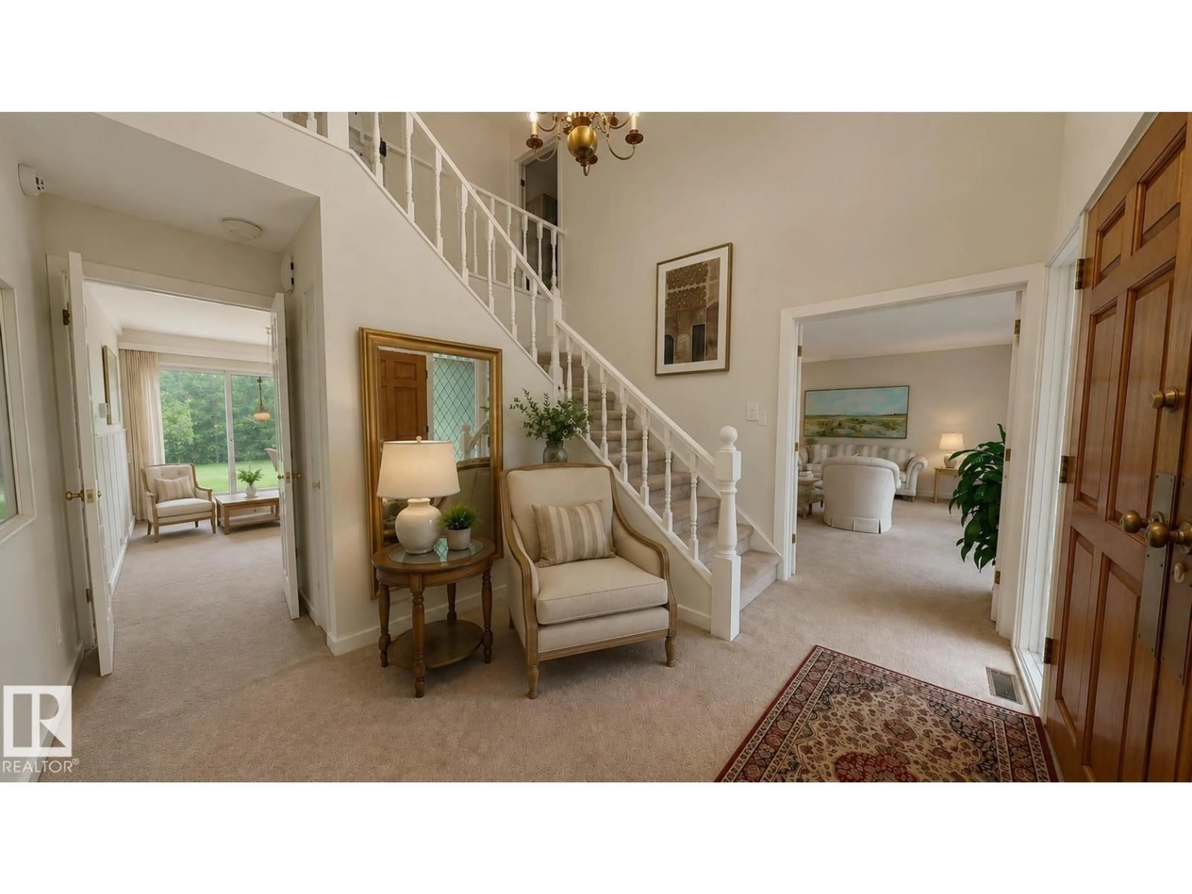 Indoor foyer for 55 QUESNELL RD, Edmonton Alberta T5R5N1
