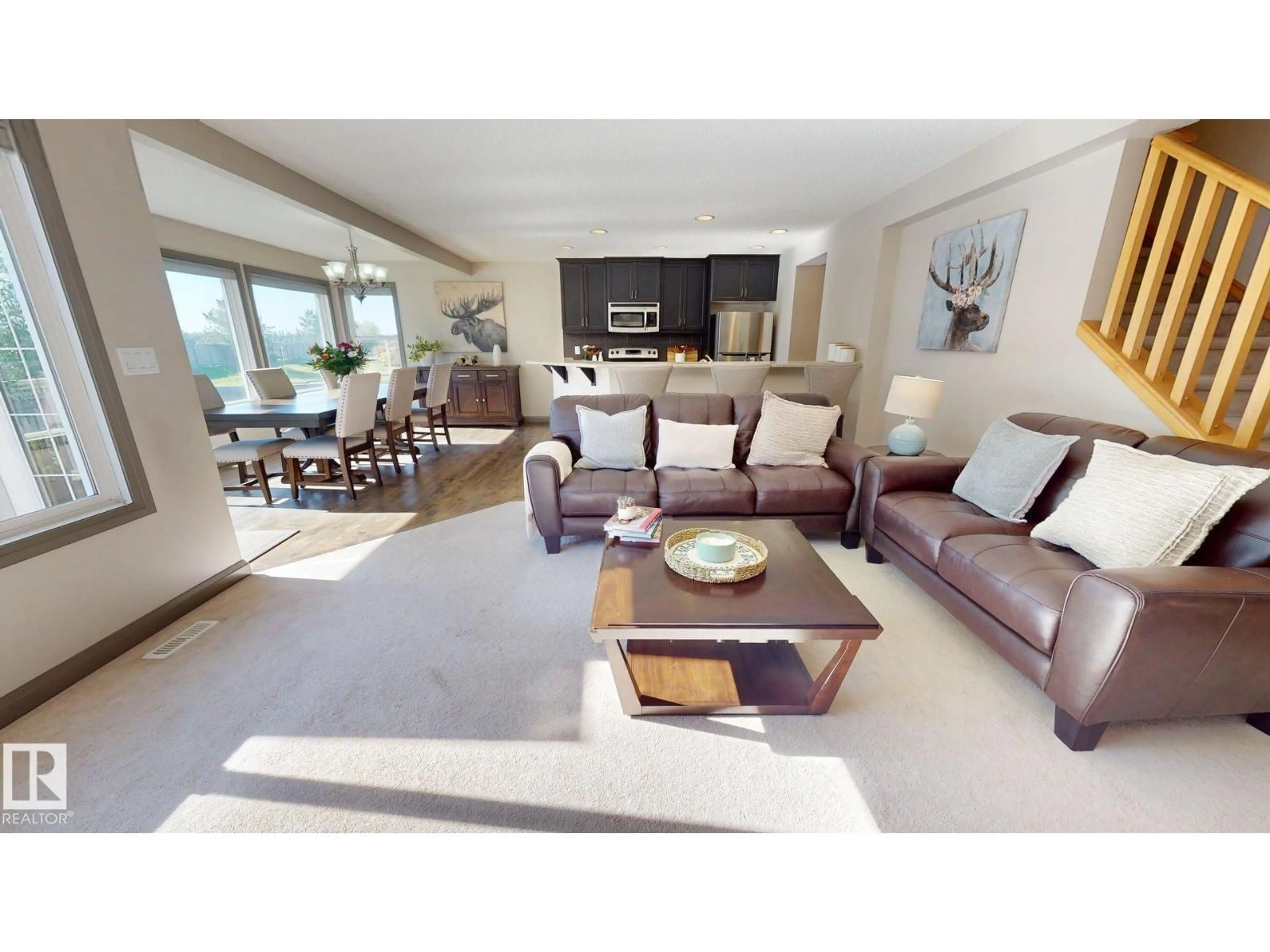 Living room with furniture, unknown for 112 BECKER CR, Fort Saskatchewan Alberta T8L0C2