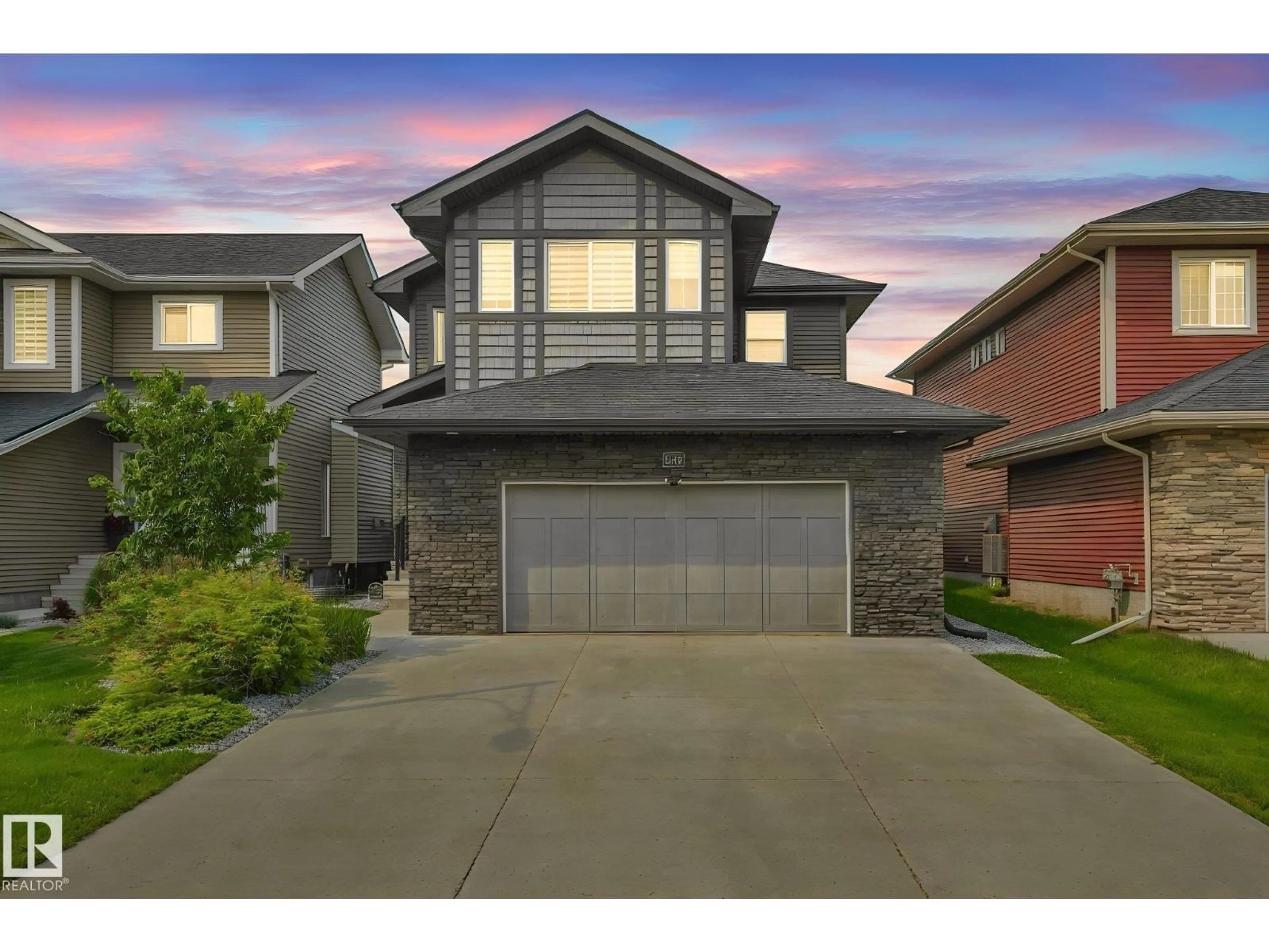 Home with brick exterior material, street for 556 MERLIN LANDING LD, Edmonton Alberta T5S0L9