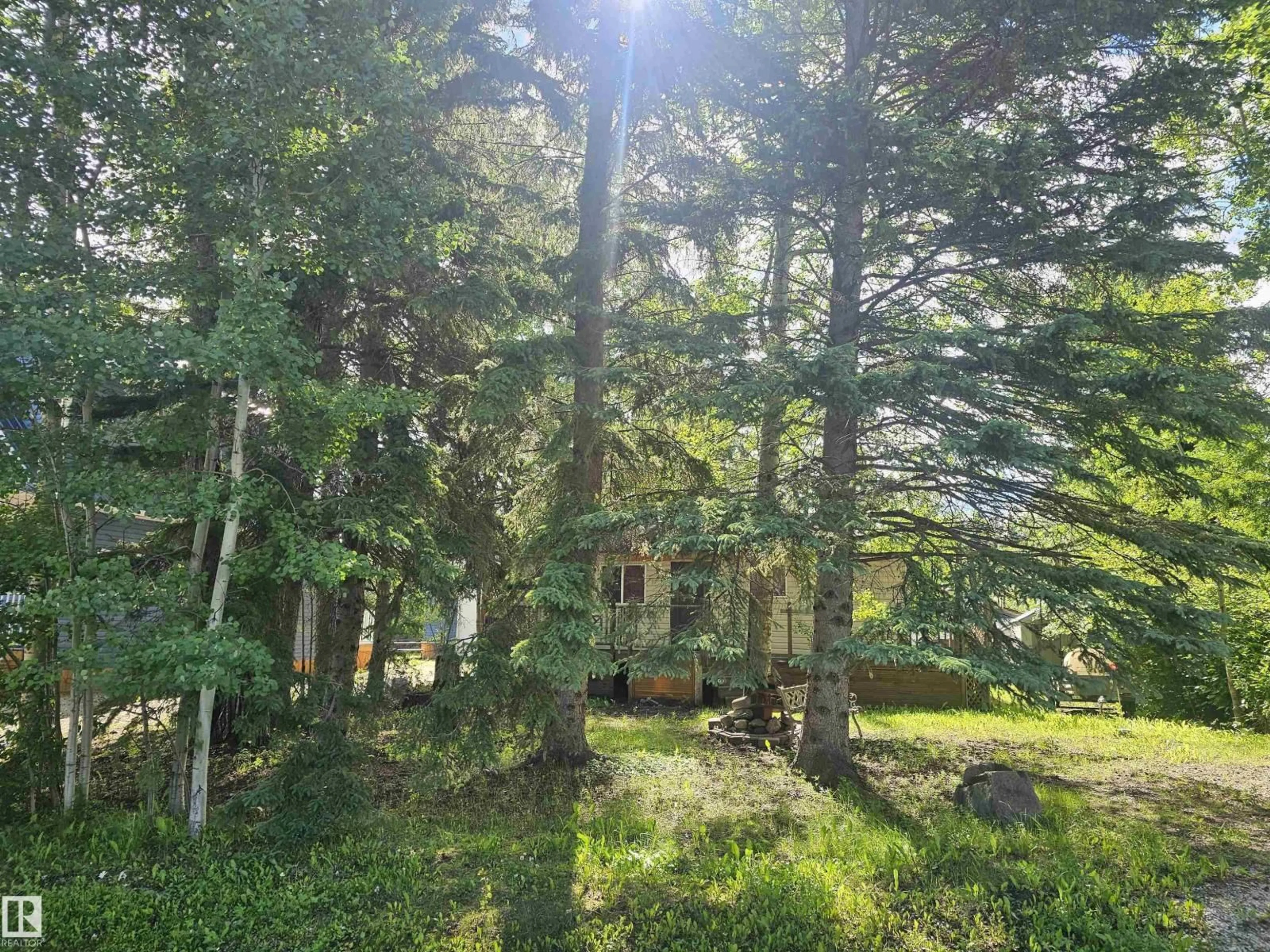 A pic from outside/outdoor area/front of a property/back of a property/a pic from drone, forest/trees view for 813 8 ST, Rural Lac Ste. Anne County Alberta T0E0A2
