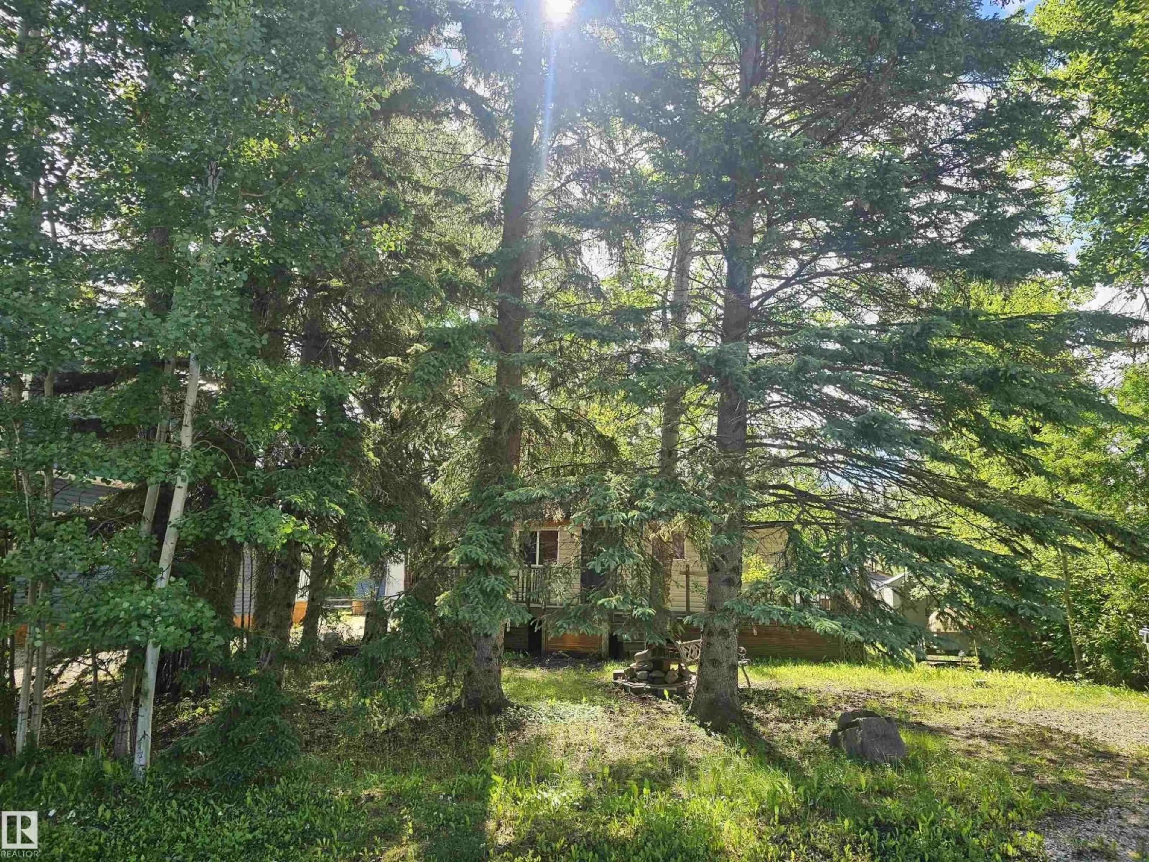 A pic from outside/outdoor area/front of a property/back of a property/a pic from drone, forest/trees view for 813 8 ST, Rural Lac Ste. Anne County Alberta T0E0A2