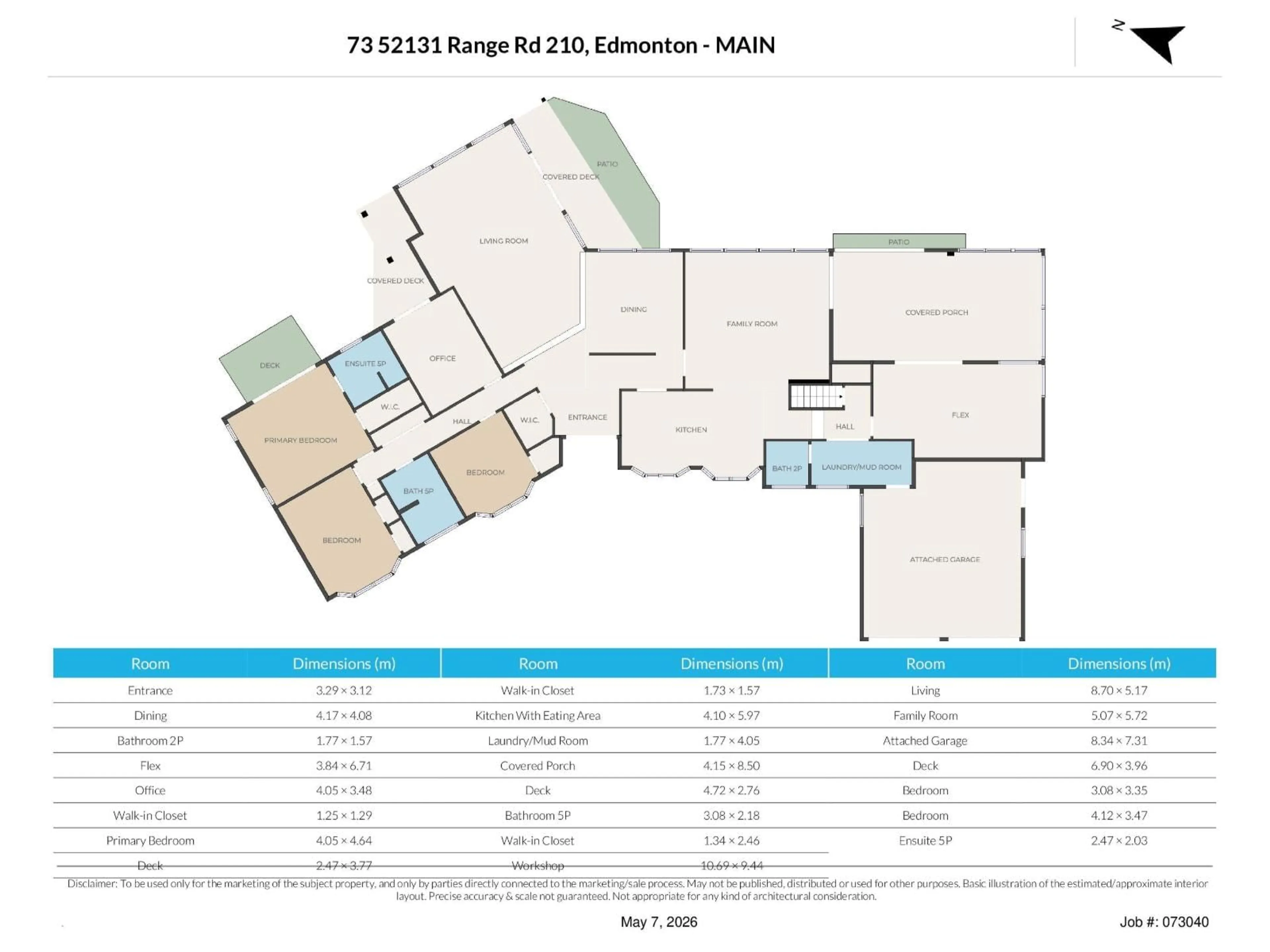 Floor plan for 52131 - 73 RGE ROAD 210, Rural Strathcona County Alberta T8A1G2