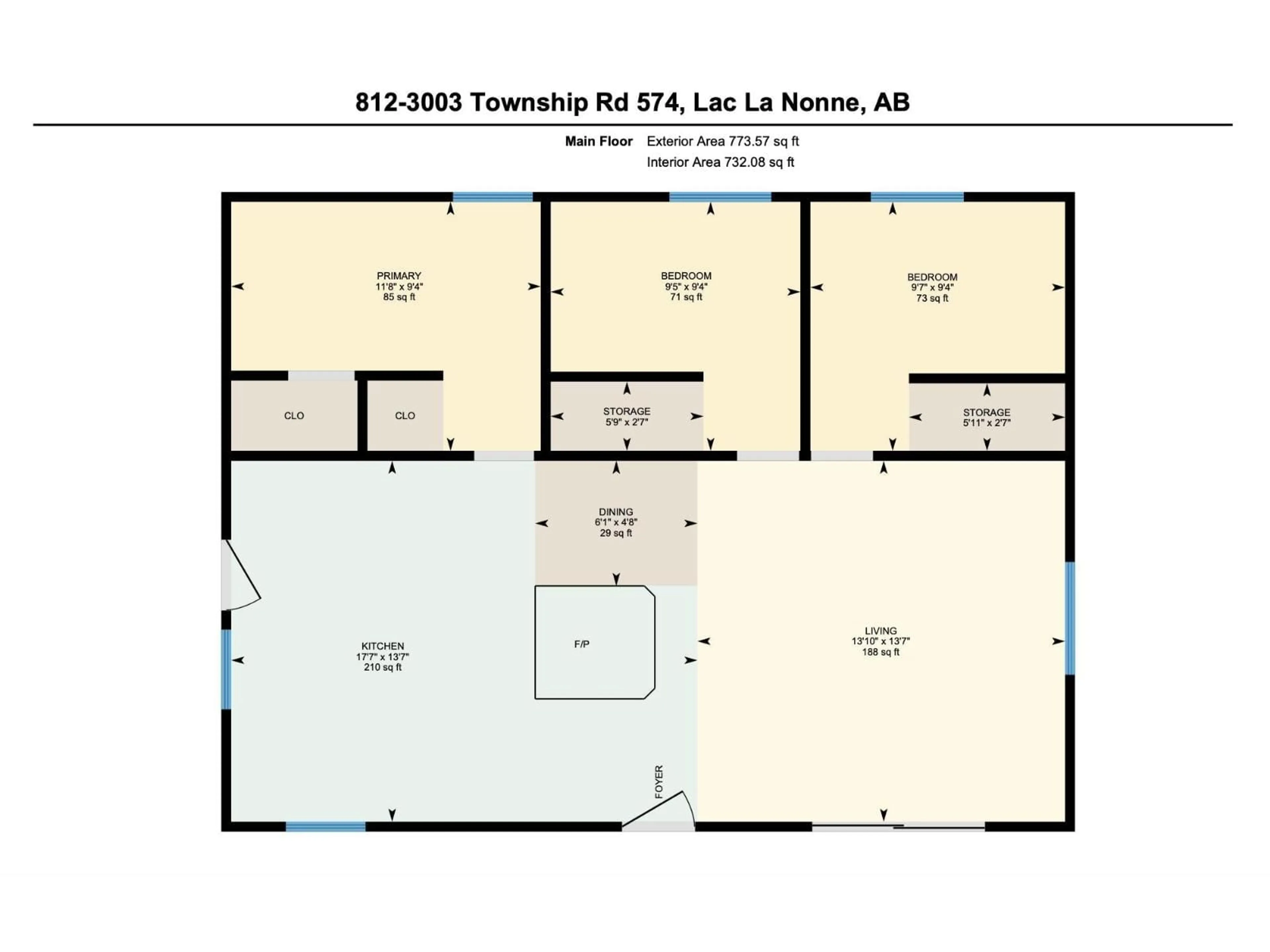 Floor plan for 3003 - 812 TWP RD 574, Rural Barrhead County Alberta T0E1A0
