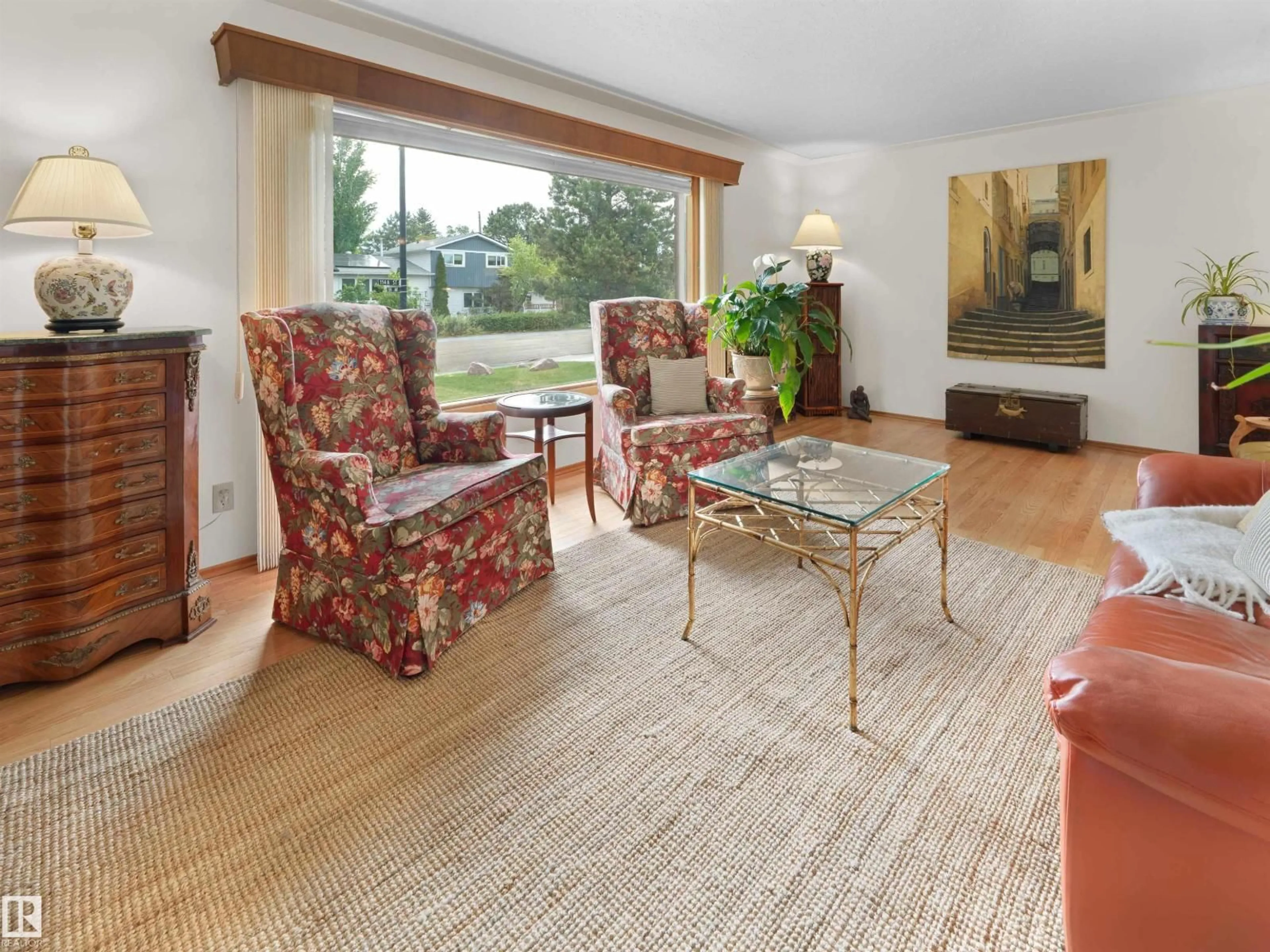 Living room with furniture, unknown for NW - 5832 114A ST, Edmonton Alberta T6H3N1
