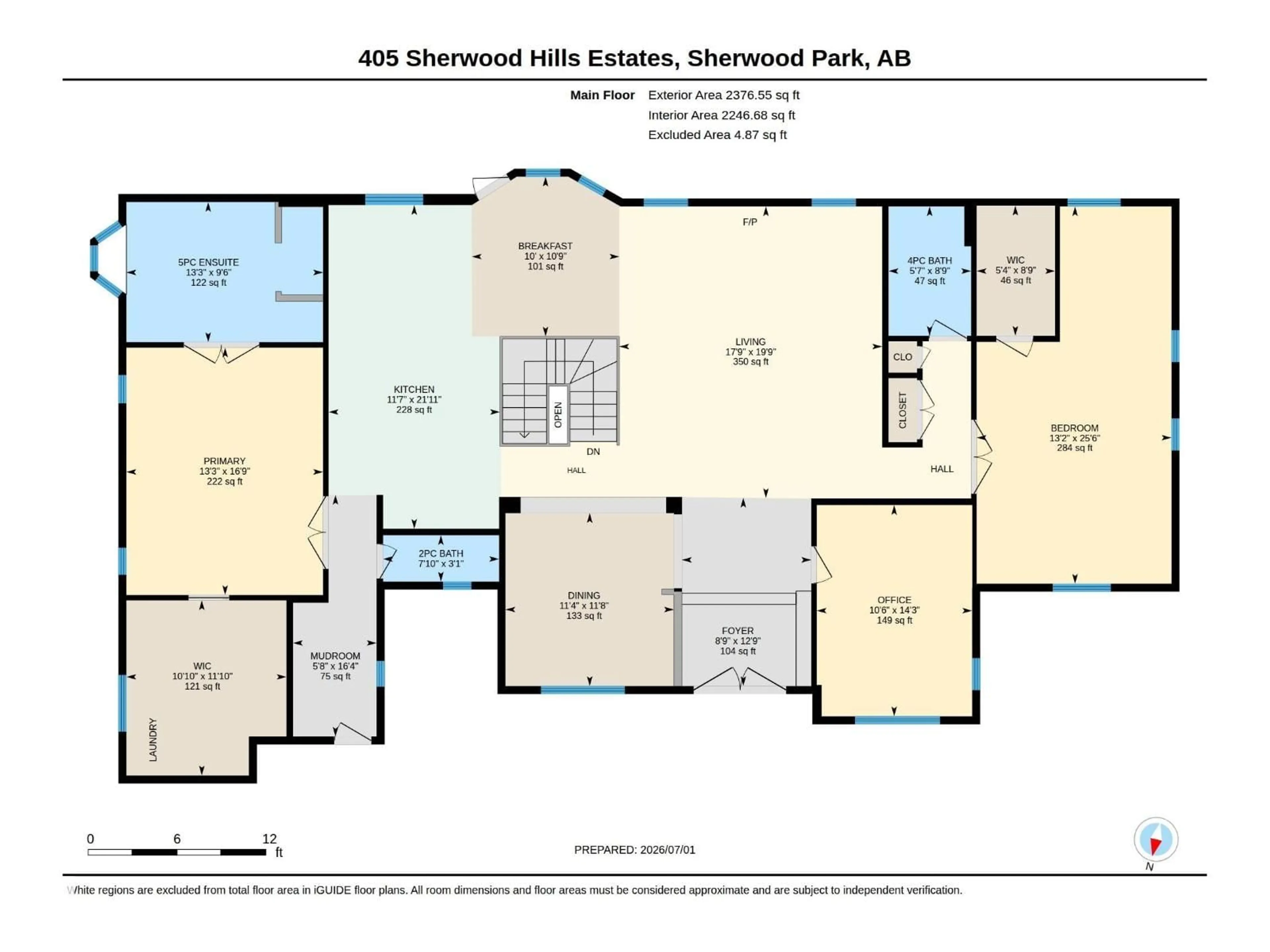 Floor plan for #405 - 23033 WYE RD, Rural Strathcona County Alberta T8B1H9