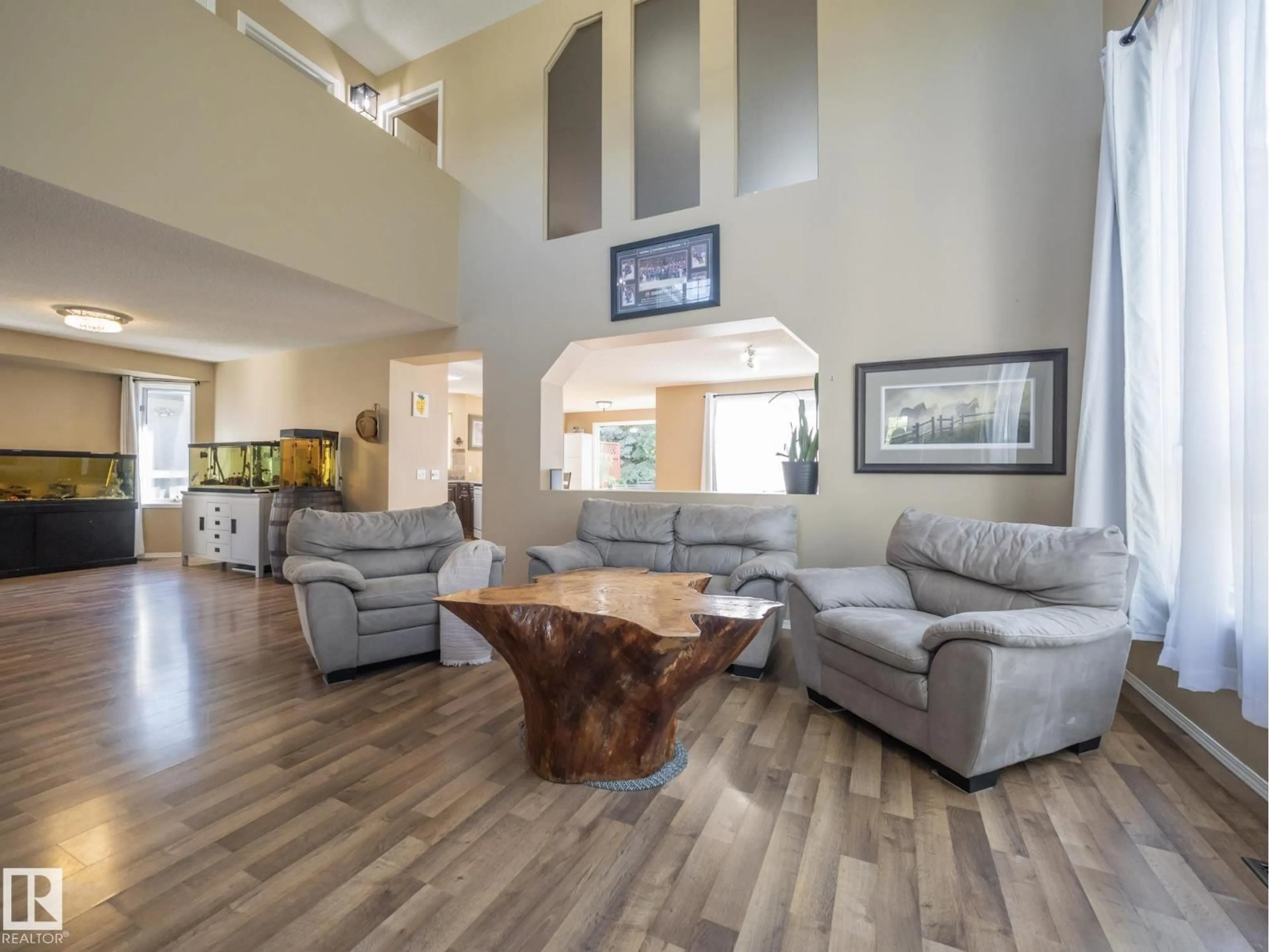 Living room with furniture, unknown for 43 HOLMGREN CR, St. Albert Alberta T8N5V3