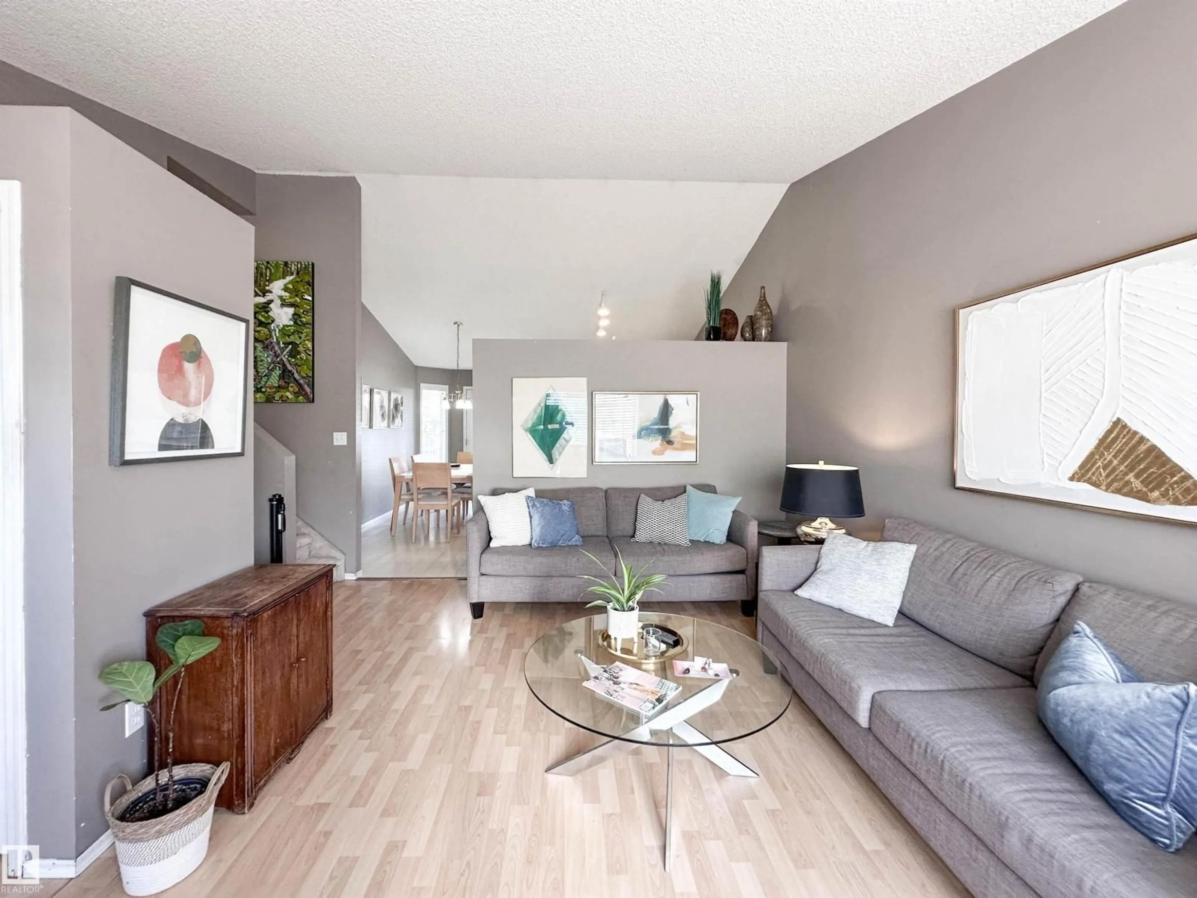 Living room with furniture, unknown for 2116 152 AV, Edmonton Alberta T5Y2R6