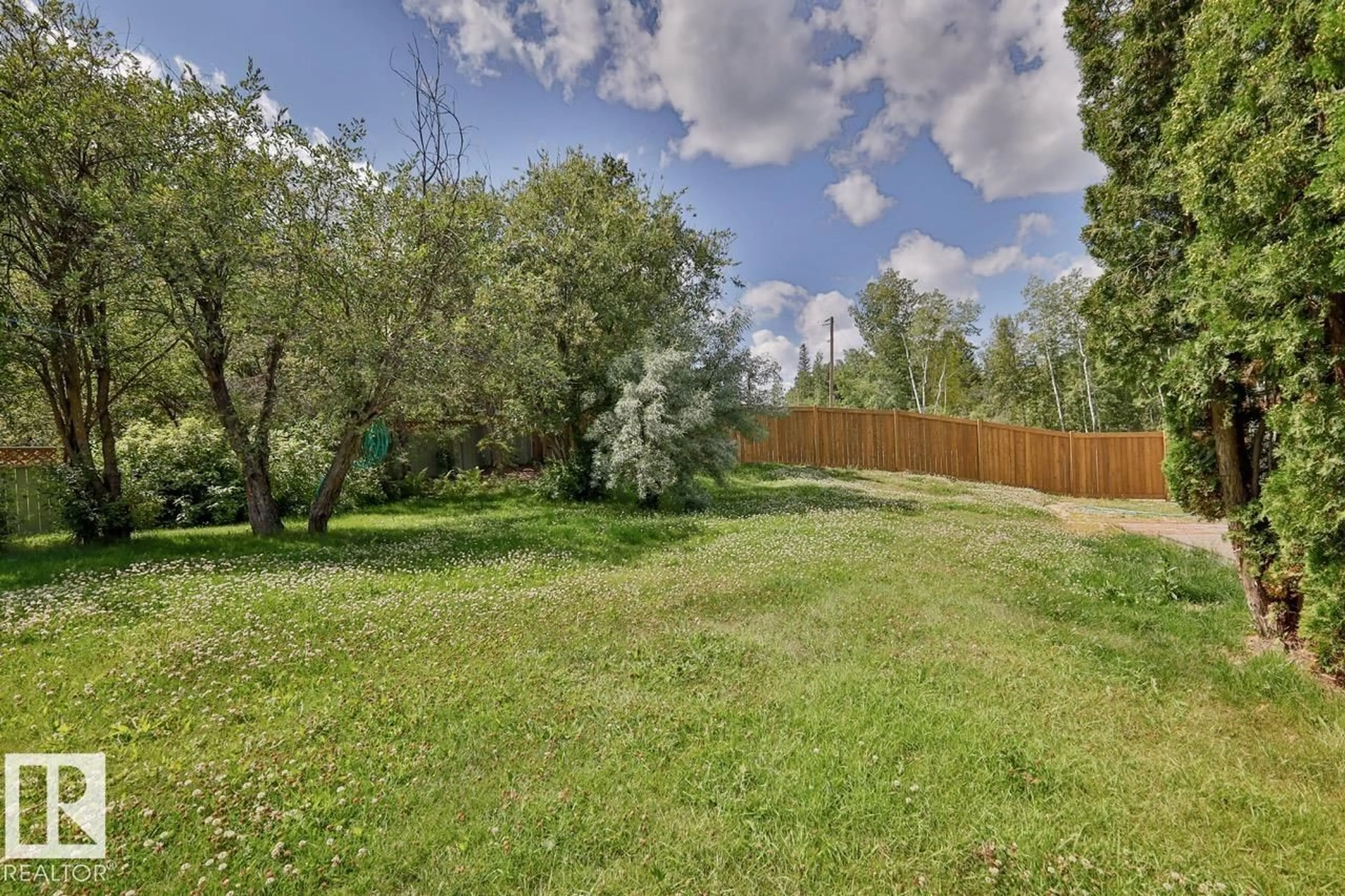 Patio, forest/trees view for #103 - 2120 TWP ROAD 565, Rural Lac Ste. Anne County Alberta T0E1V0