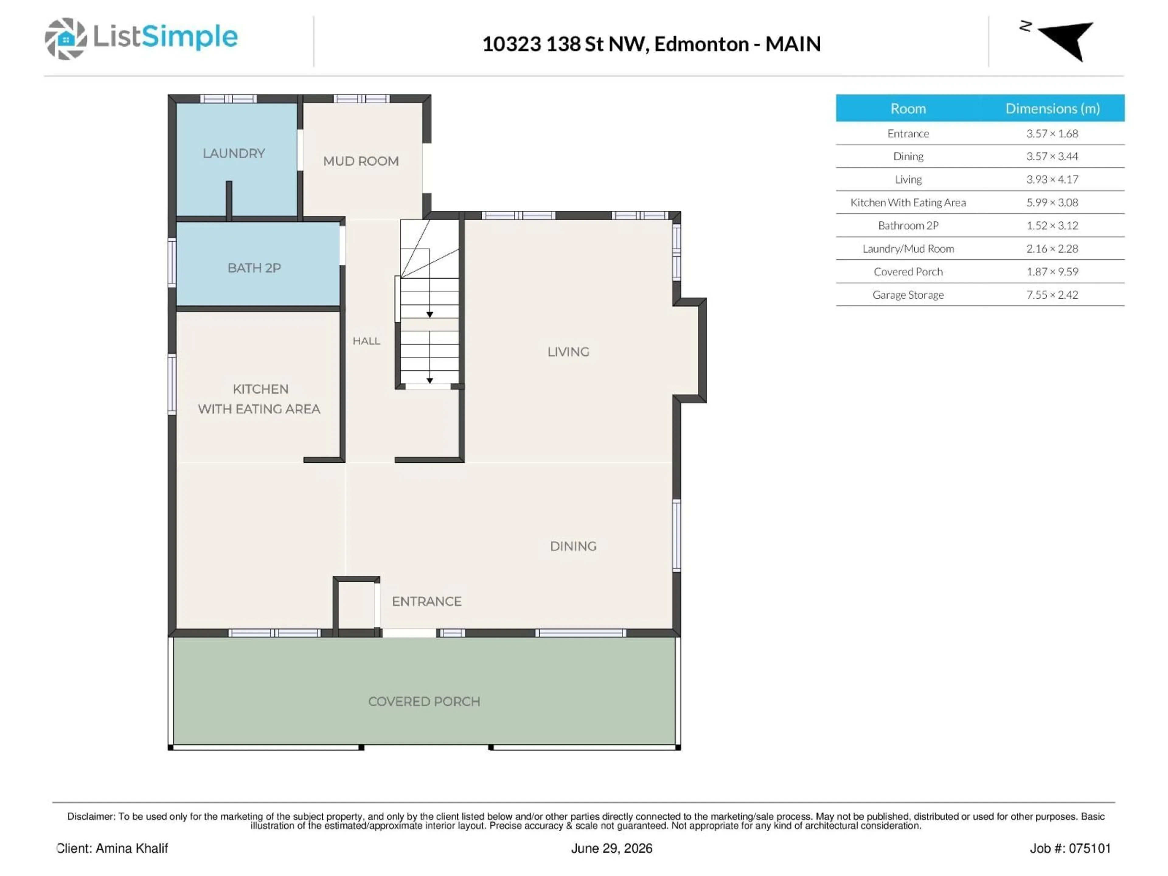 Floor plan for NW - 10323 138 ST, Edmonton Alberta T5N2J2