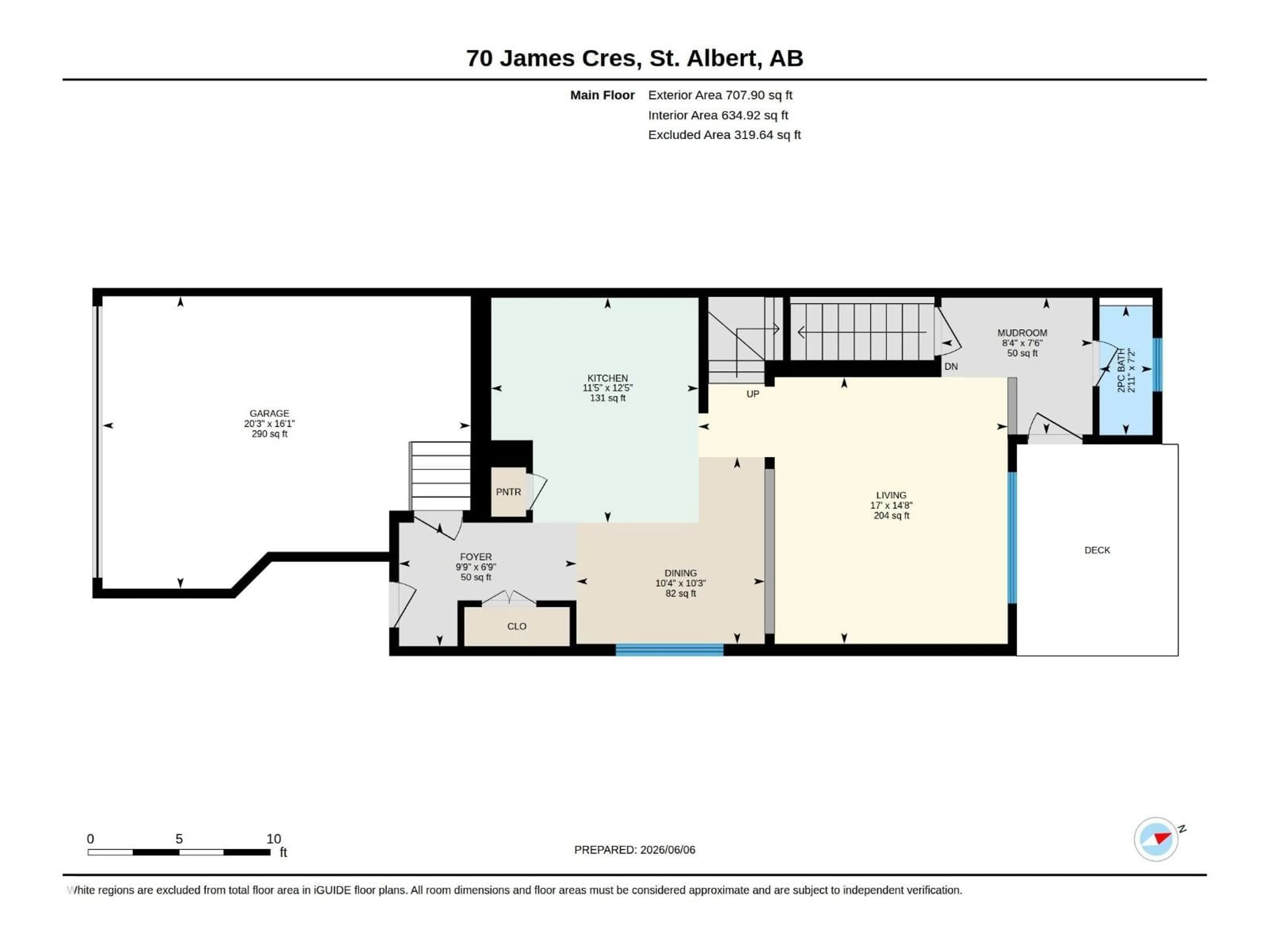 Floor plan for 70 JAMES CR, St. Albert Alberta T8N7S5