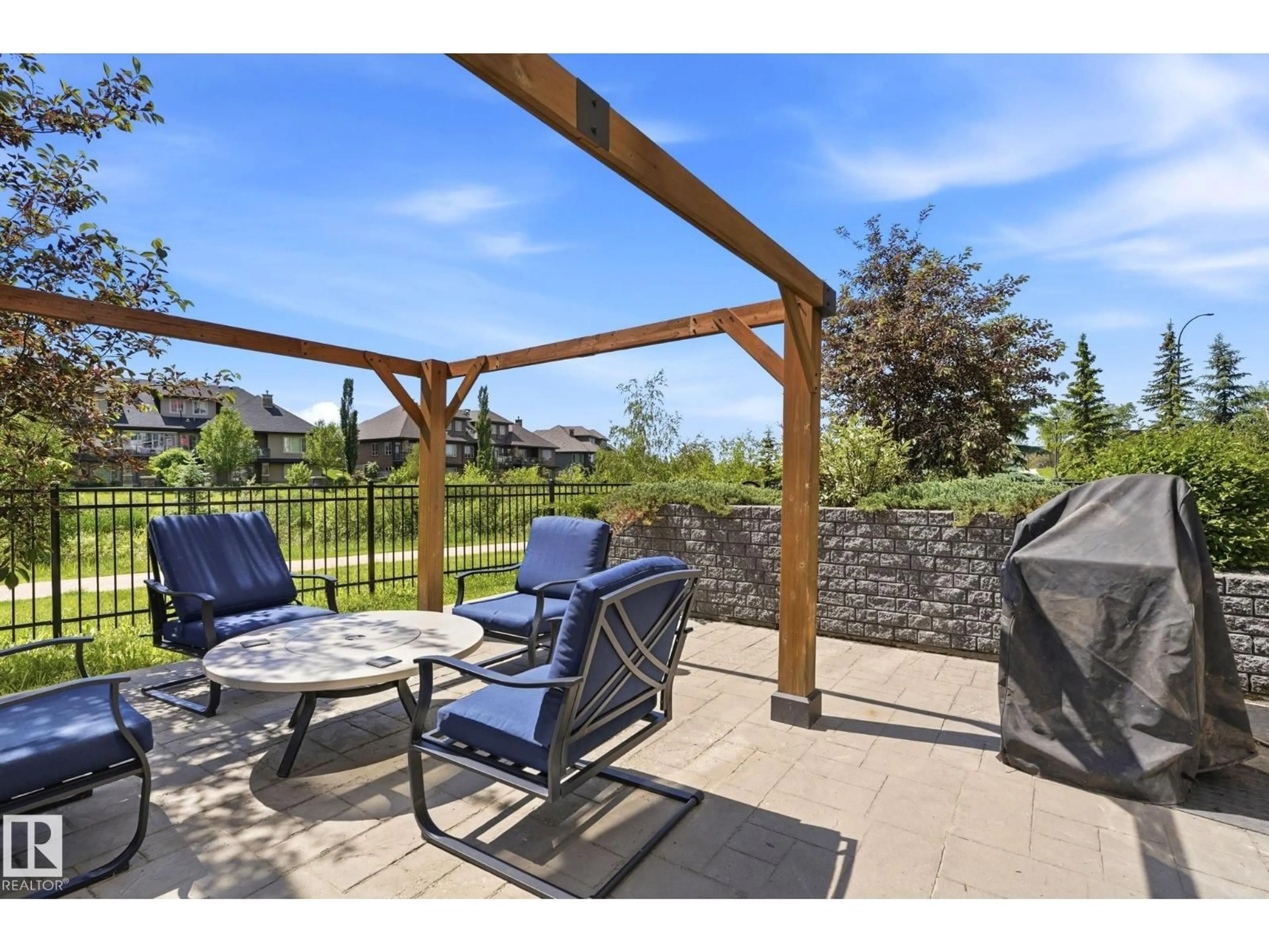 Patio, water/lake/river/ocean view for 5151 - 125 WINDERMERE BOULEVARD SW, Edmonton Alberta T6W2K4