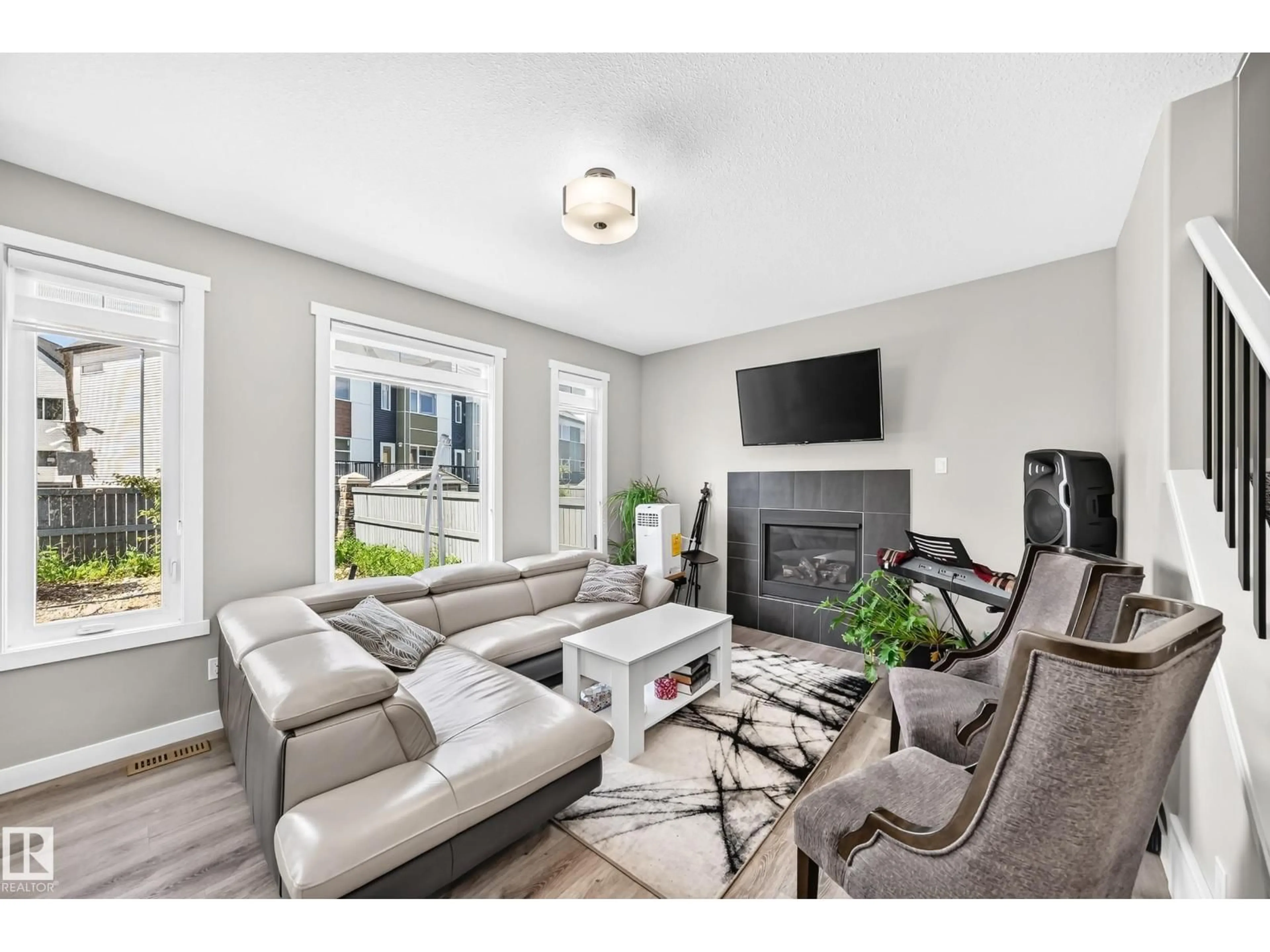 Living room with furniture, unknown for 5719 GREENOUGH LANDING LD, Edmonton Alberta T5T7C8