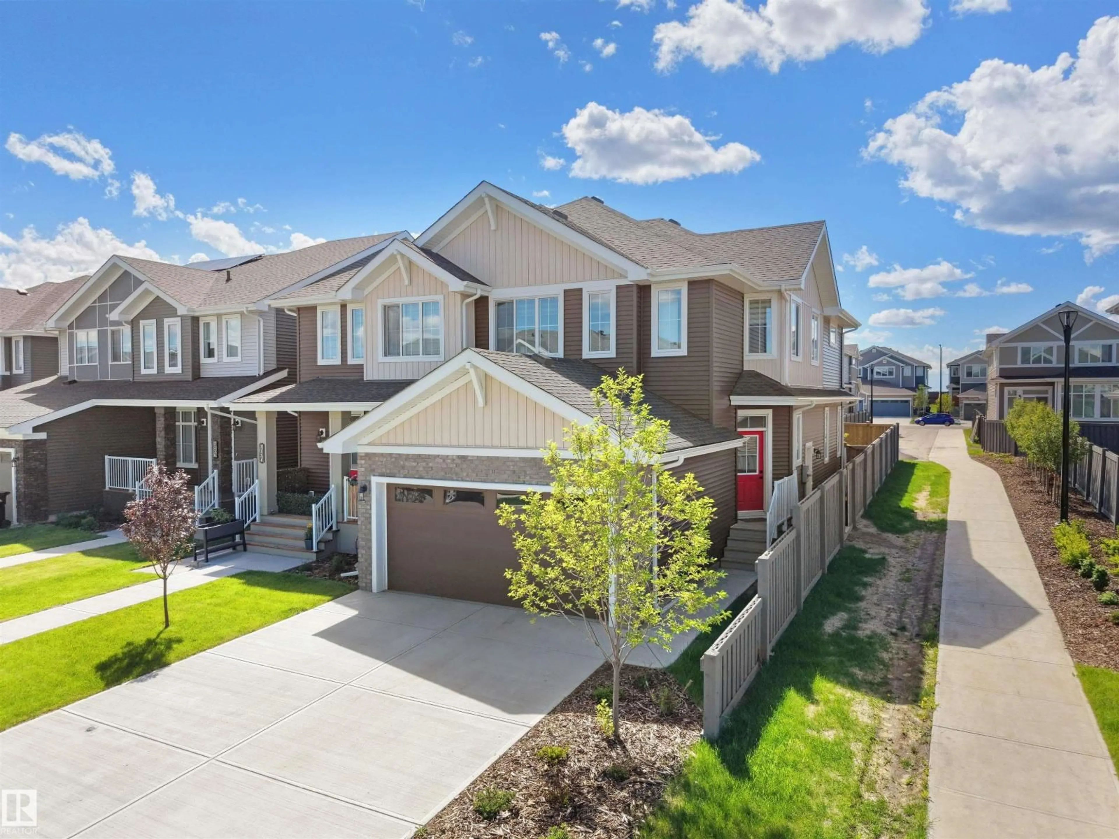 A pic from outside/outdoor area/front of a property/back of a property/a pic from drone, street for SW - 3332 168 ST, Edmonton Alberta T6W5M2