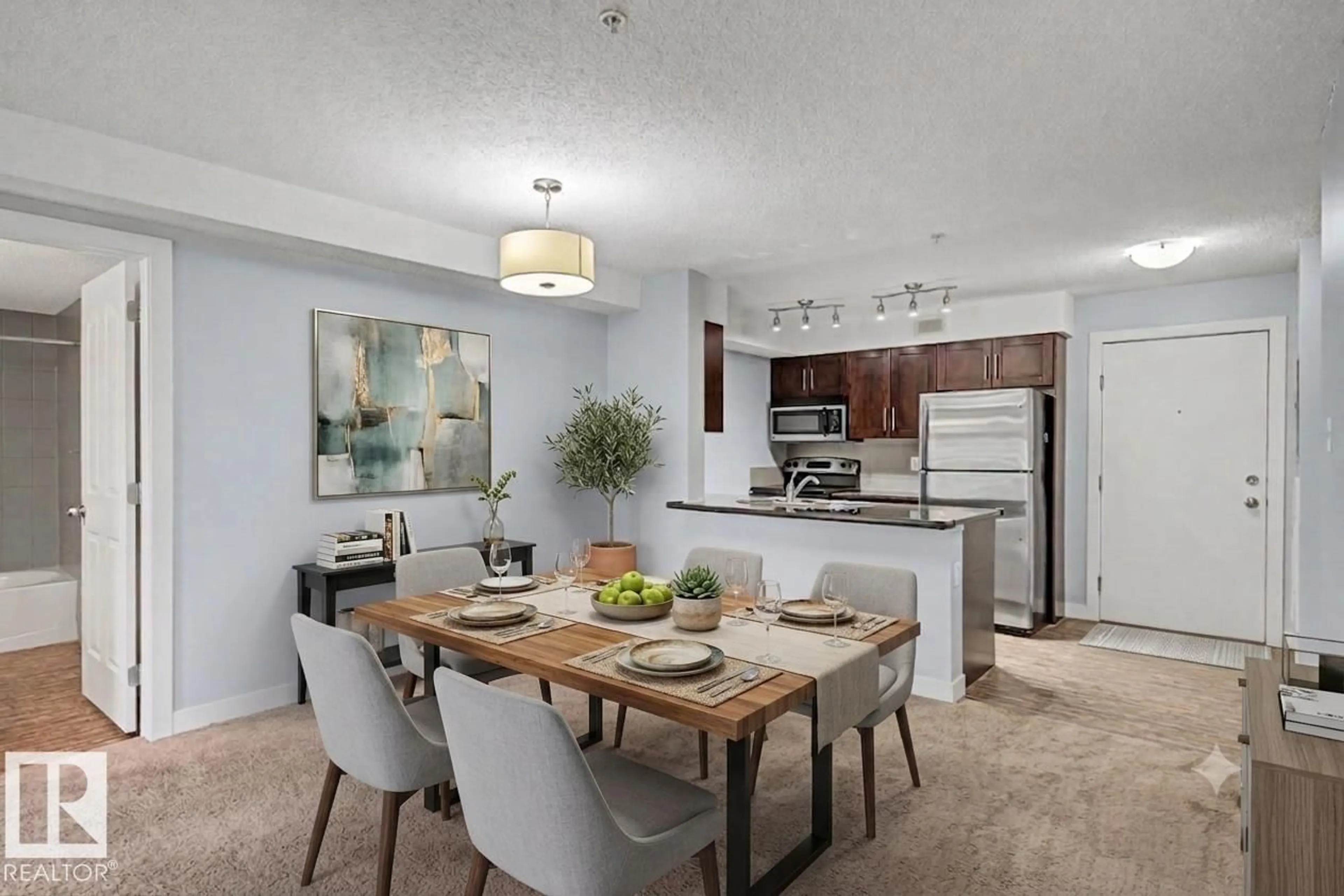 Open concept kitchen, unknown for #108 - 11812 22 AV, Edmonton Alberta T6W2A2