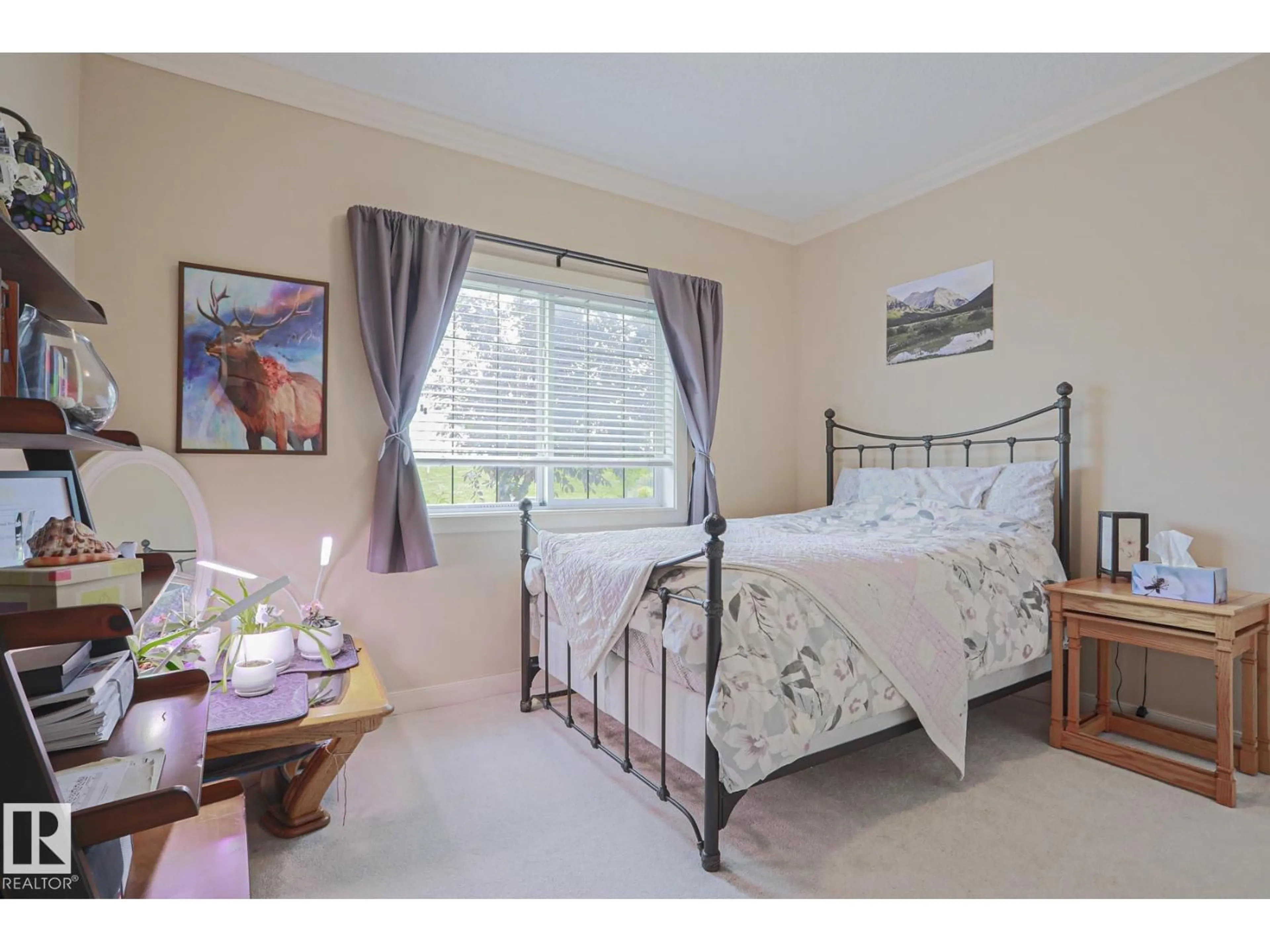 Bedroom with bed, unknown for 13 7293 SOUTH TERWILLEGAR DR, Edmonton Alberta T6R0N5