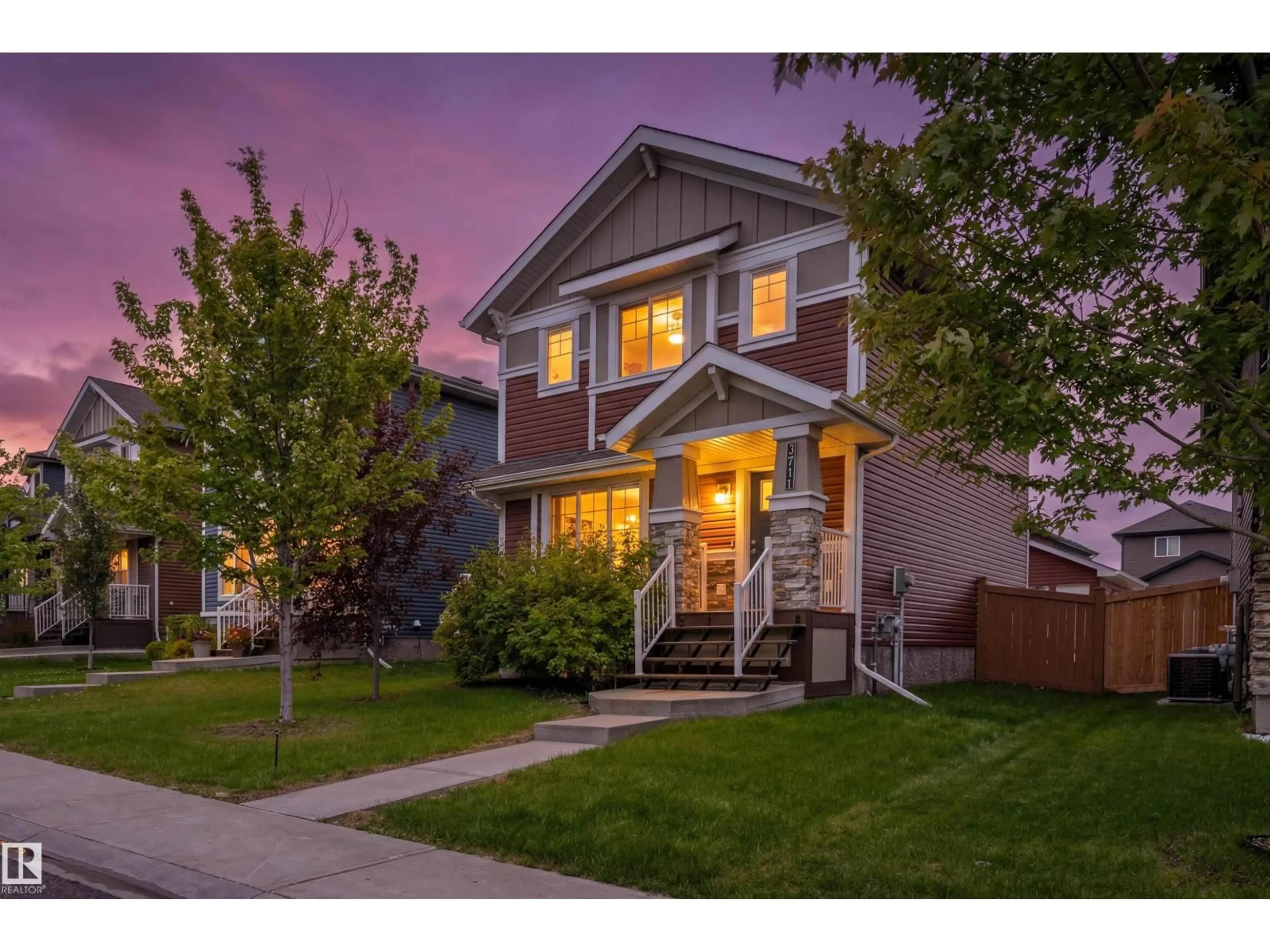 Home with vinyl exterior material, street for 3711 WEIDLE CR, Edmonton Alberta T6X2E2