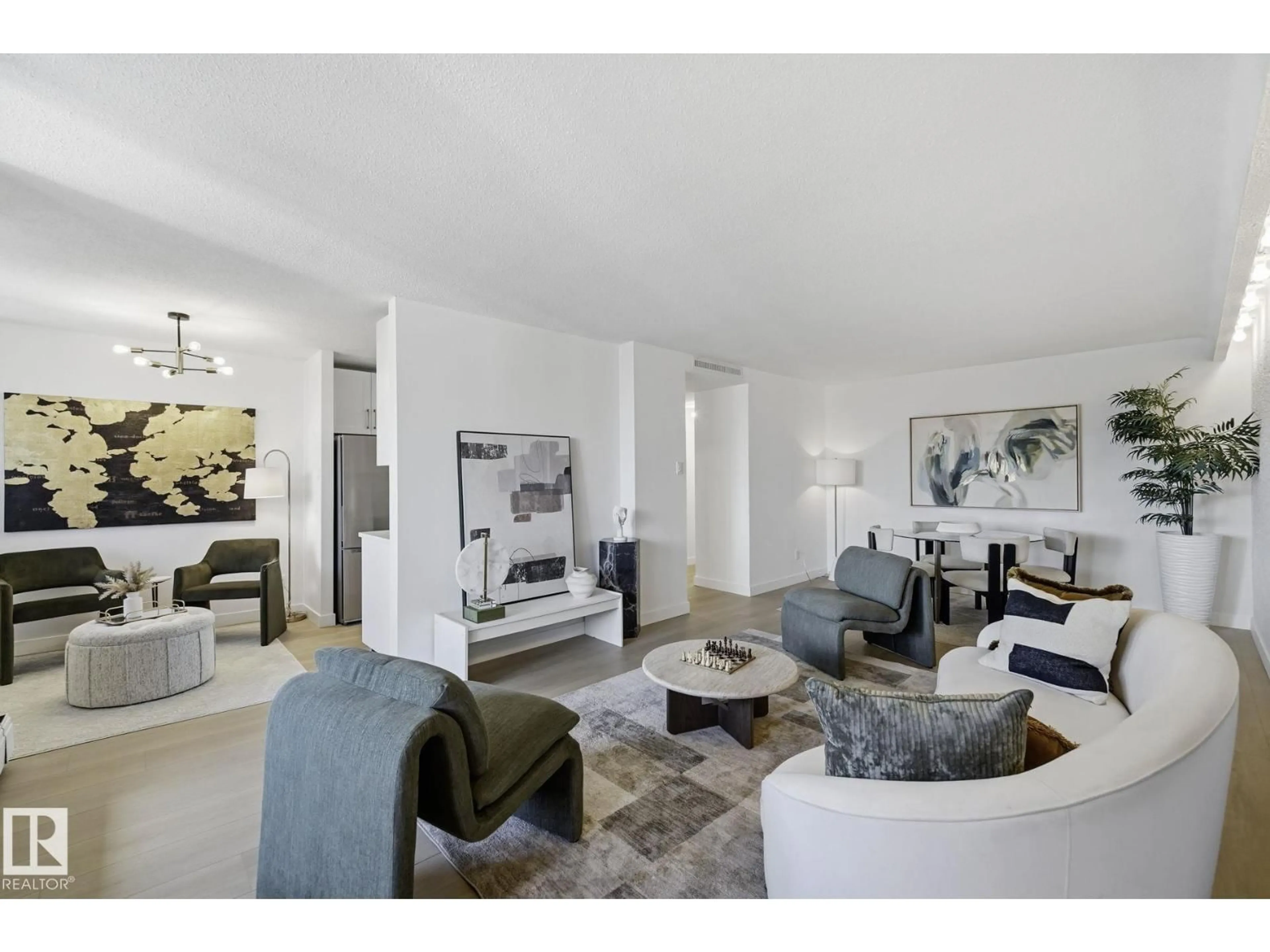 Living room with furniture, unknown for 1404 - 10160 115 ST NW, Edmonton Alberta T5K1T6
