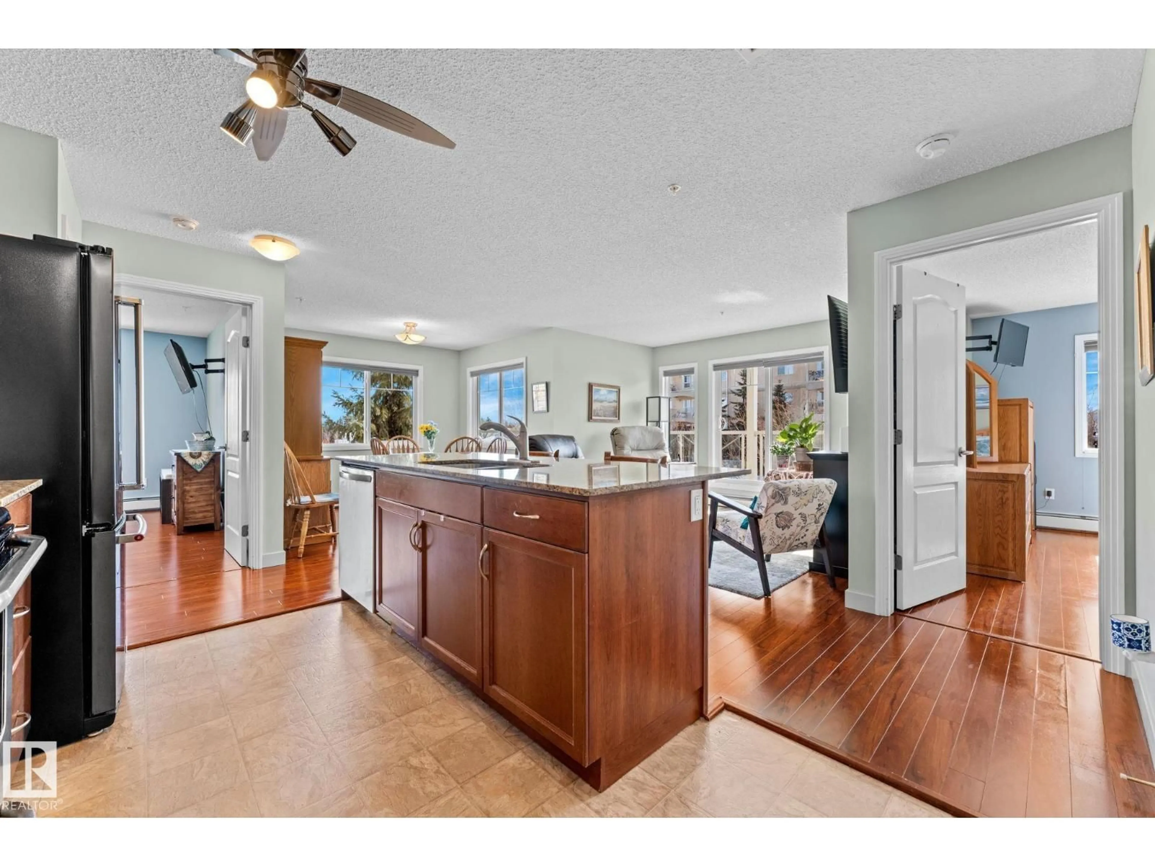 Open concept kitchen, unknown for #214 - 12650 142 AV, Edmonton Alberta T5X0J4