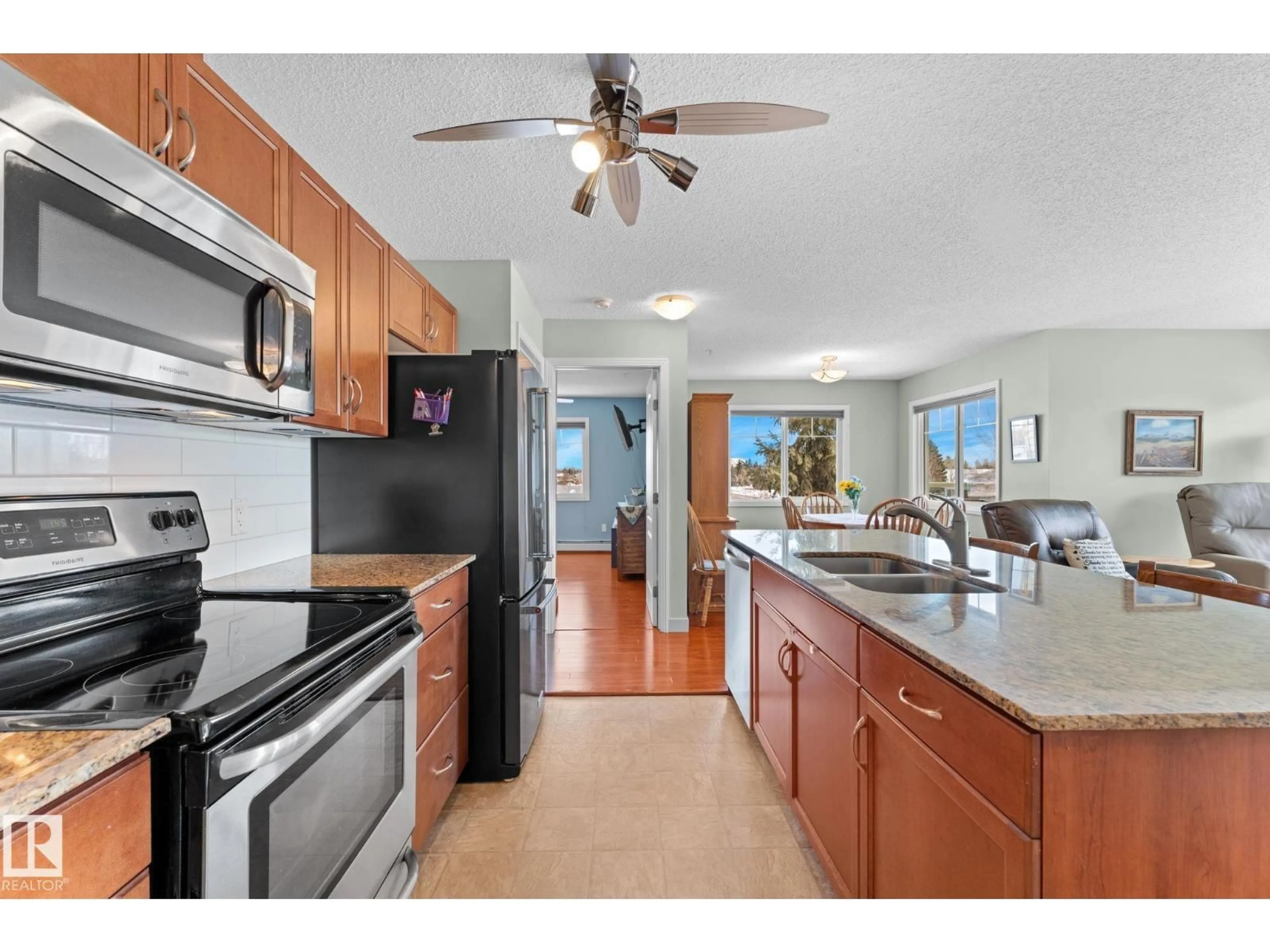 Standard kitchen, ceramic/tile floor for #214 - 12650 142 AV, Edmonton Alberta T5X0J4
