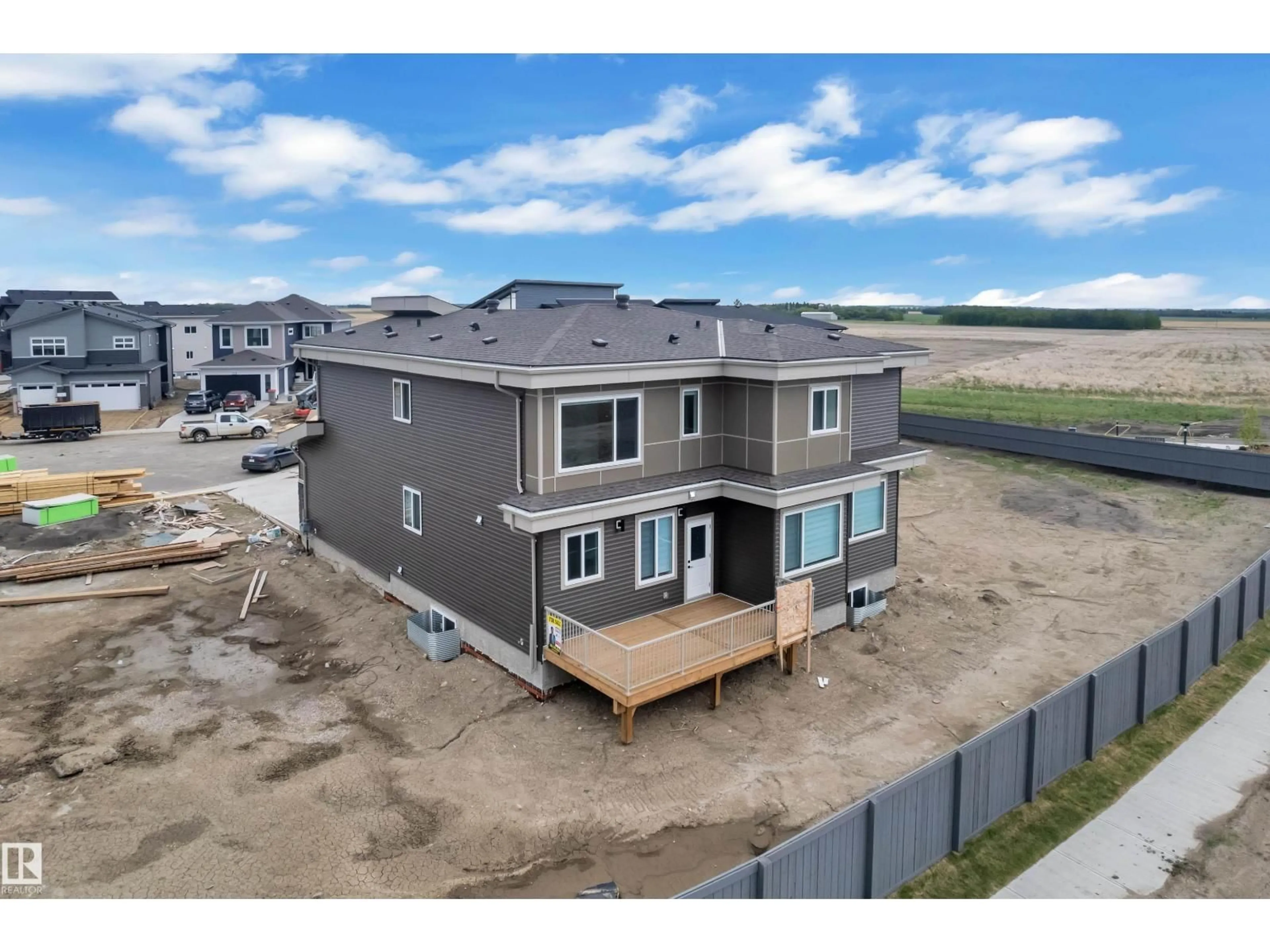 A pic from outside/outdoor area/front of a property/back of a property/a pic from drone, unknown for NE - 6408 26 ST, Rural Leduc County Alberta T4X2C1