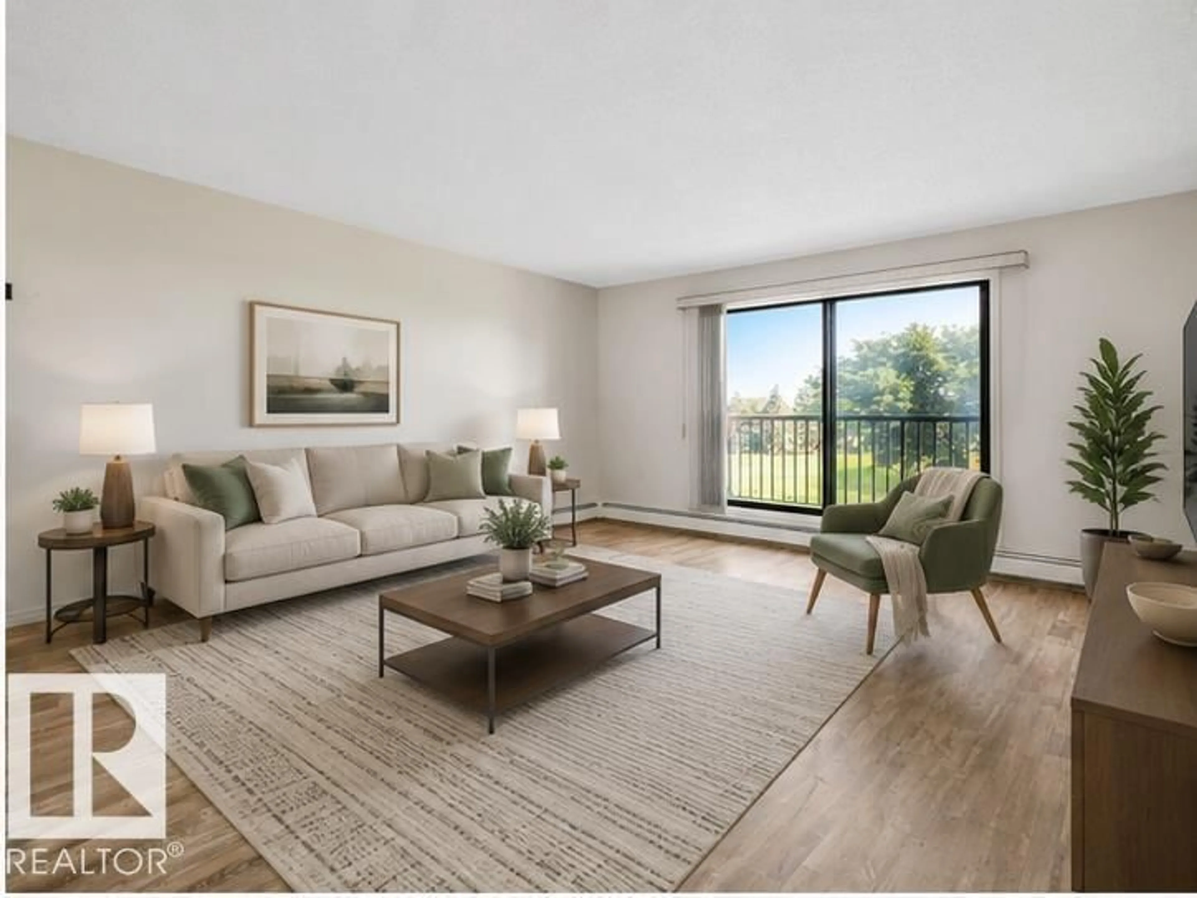Living room with furniture, unknown for #403 - 11115 74 ST, Edmonton Alberta T5B4S4