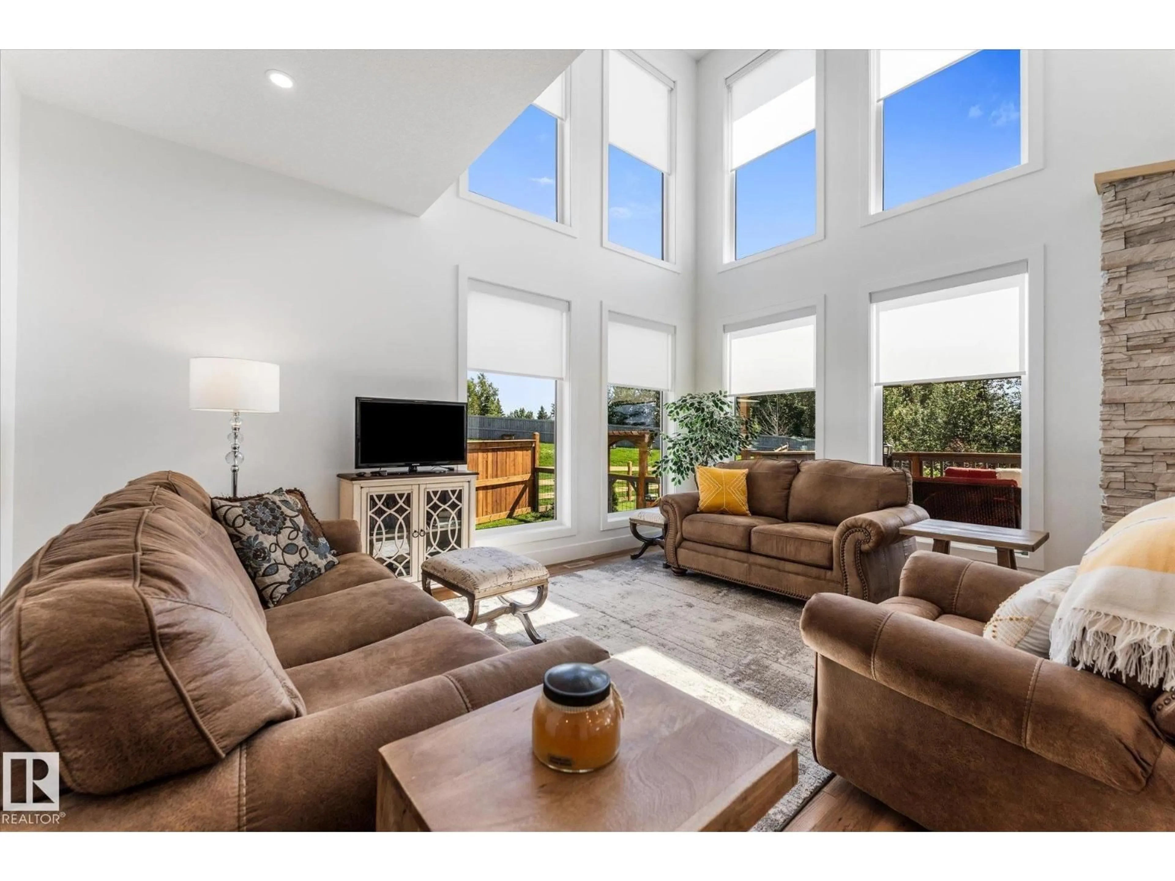 Living room with furniture, unknown for 283 SILVERSTONE CR, Stony Plain Alberta T7Z0E8