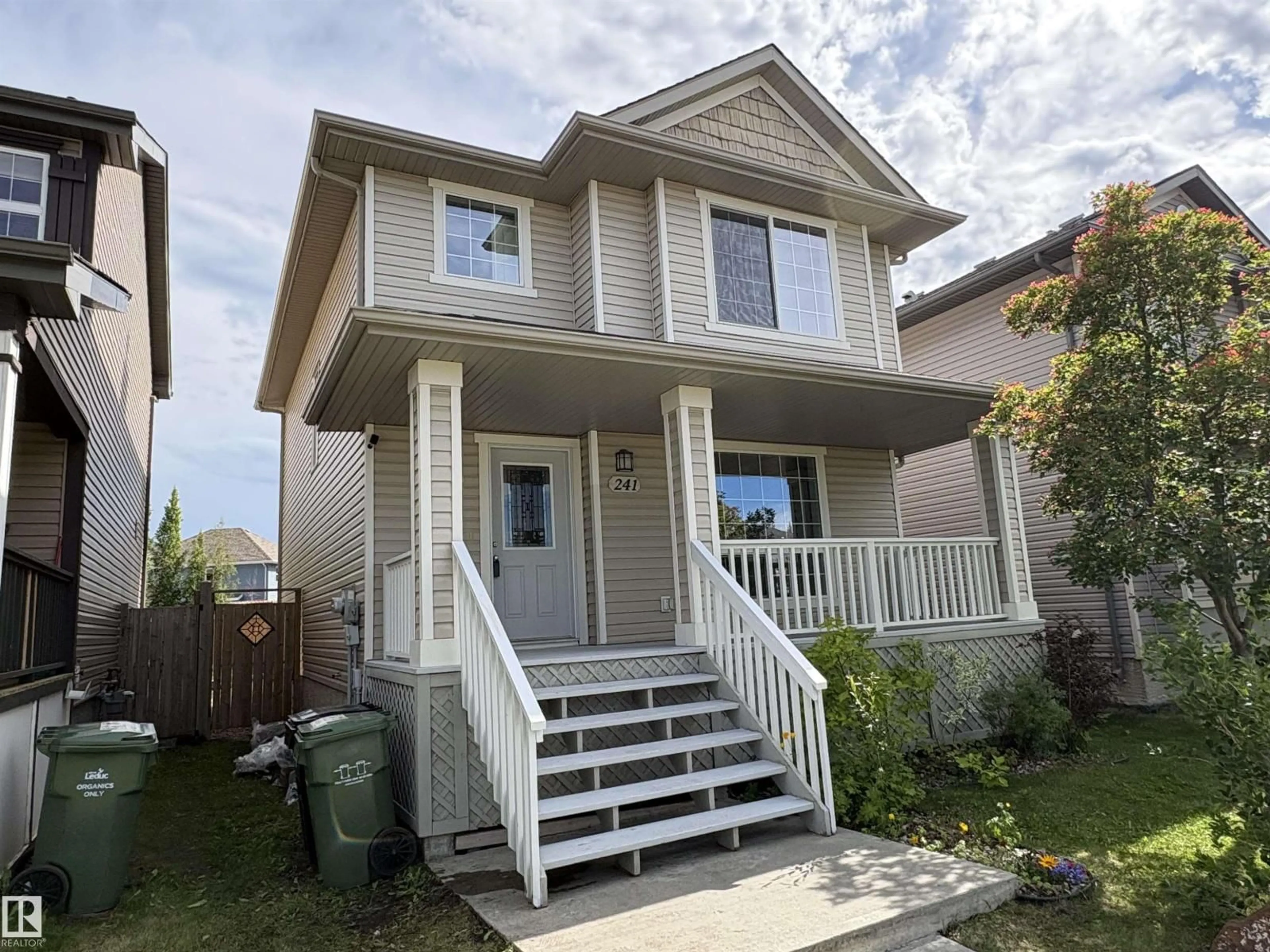 Home with vinyl exterior material, street for 241 SOUTHWICK WY, Leduc Alberta T9E6S6