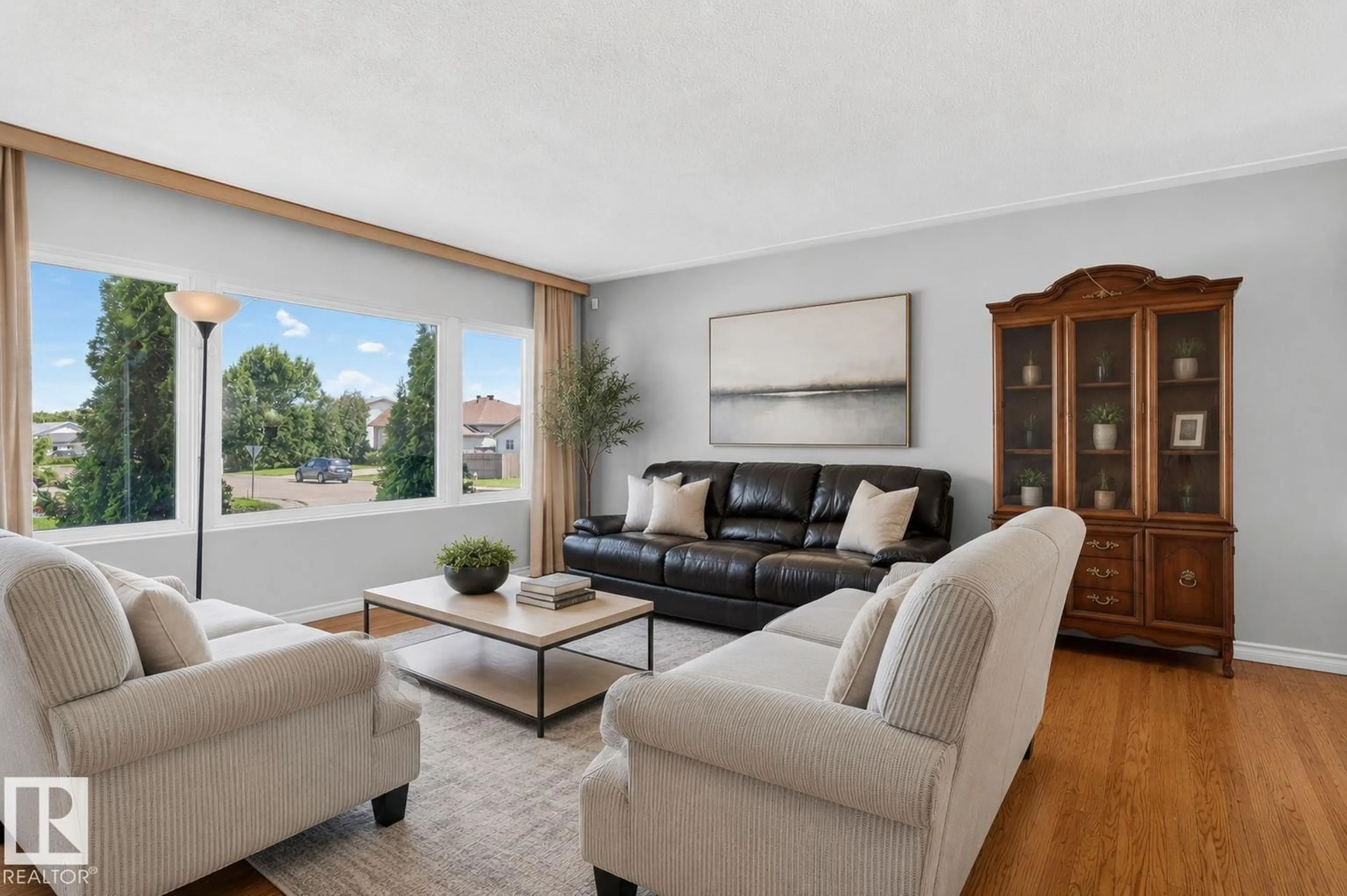 Living room with furniture, unknown for NW - 12238 48 ST, Edmonton Alberta T5W2Z4
