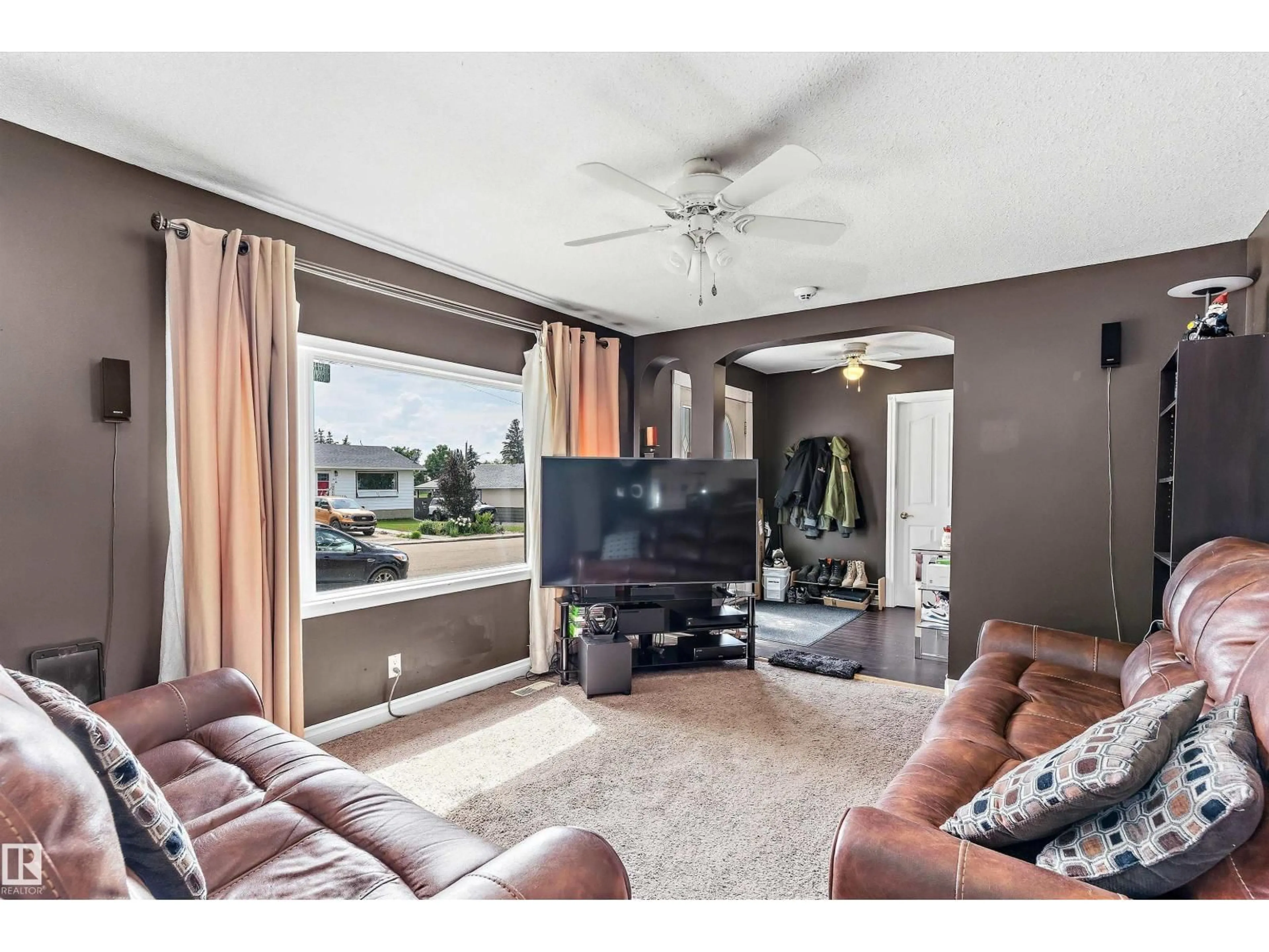 Living room with furniture, unknown for 5024 55 AV, Tofield Alberta T0B4J0
