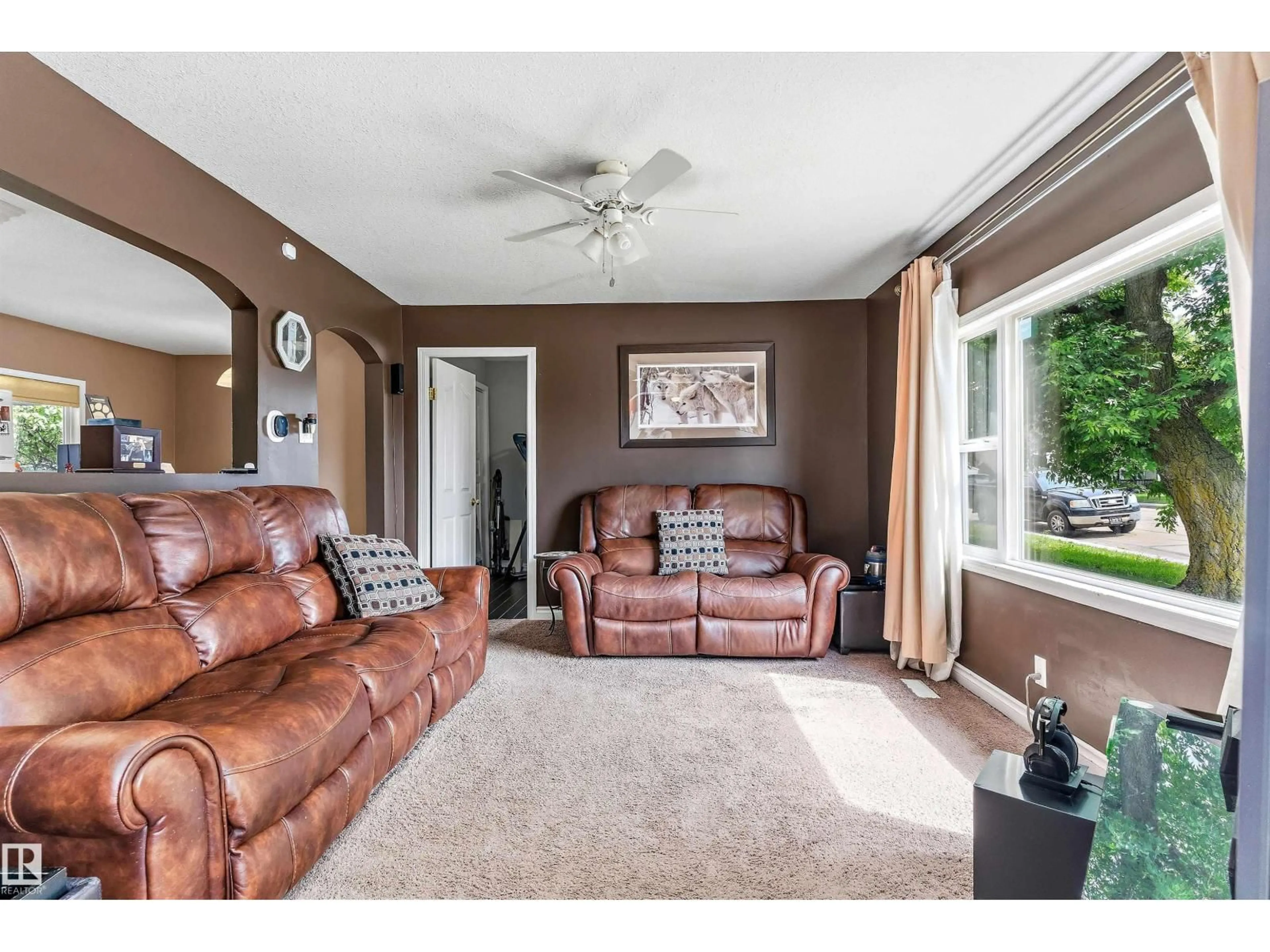 Living room with furniture, unknown for 5024 55 AV, Tofield Alberta T0B4J0