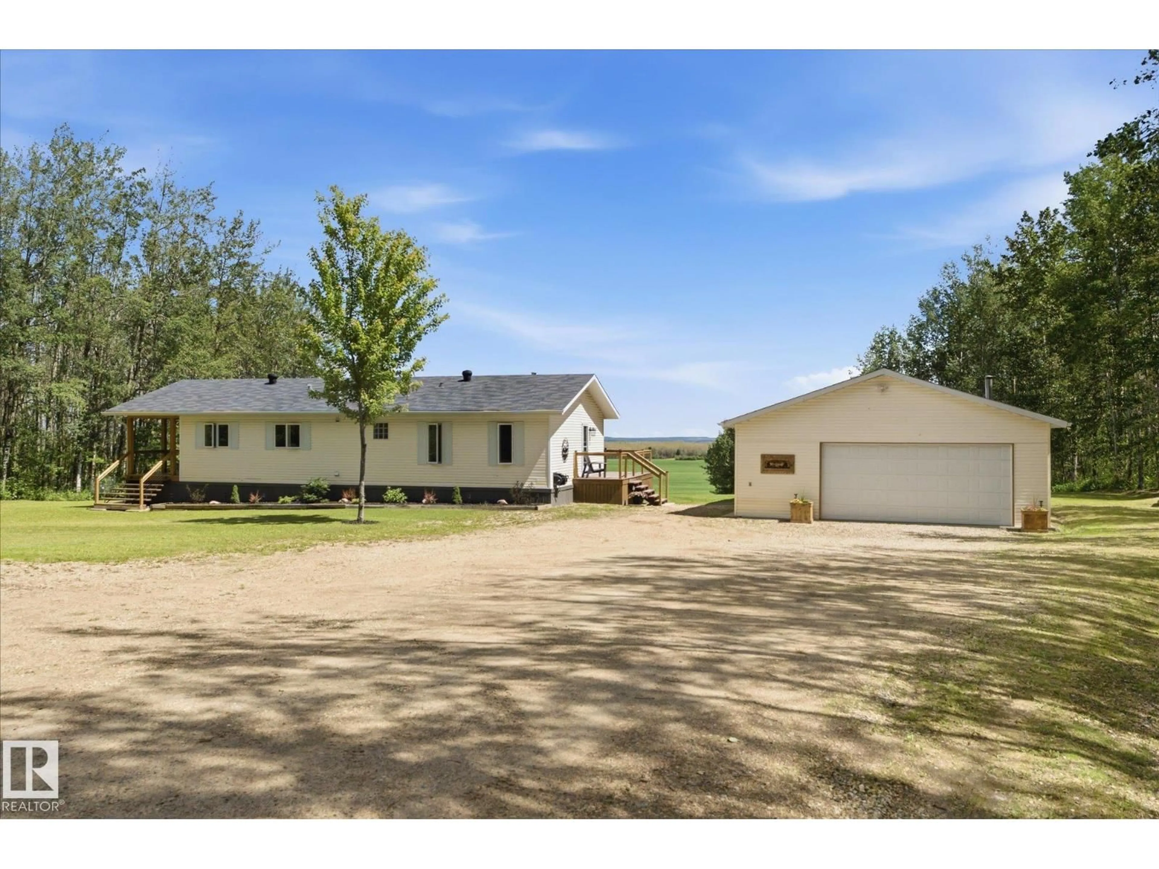 A pic from outside/outdoor area/front of a property/back of a property/a pic from drone, unknown for 51201 RGE ROAD 73, Rural Parkland County Alberta T7A1S6