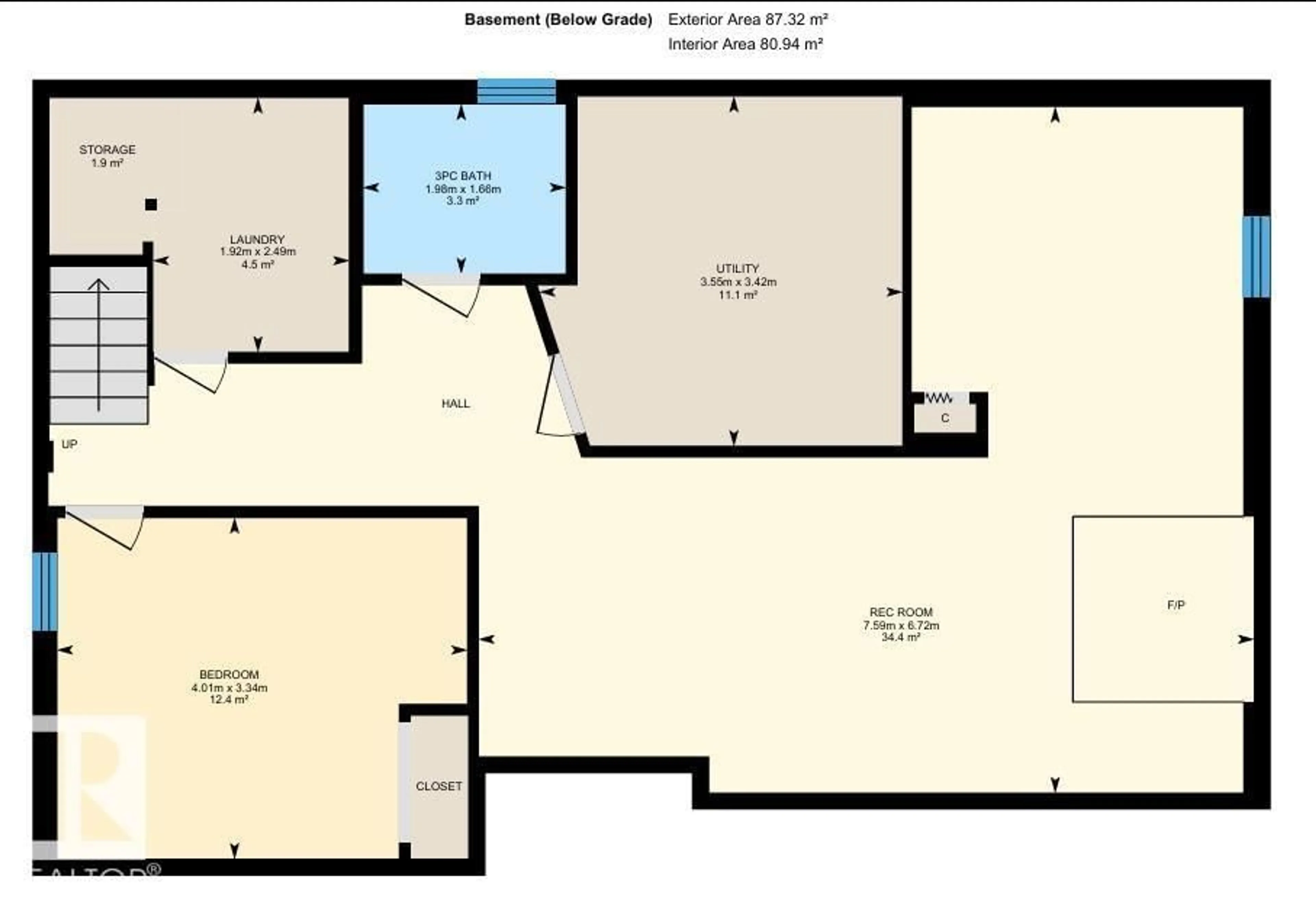 Floor plan for 5103 48 AV, Thorsby Alberta T0C2P0