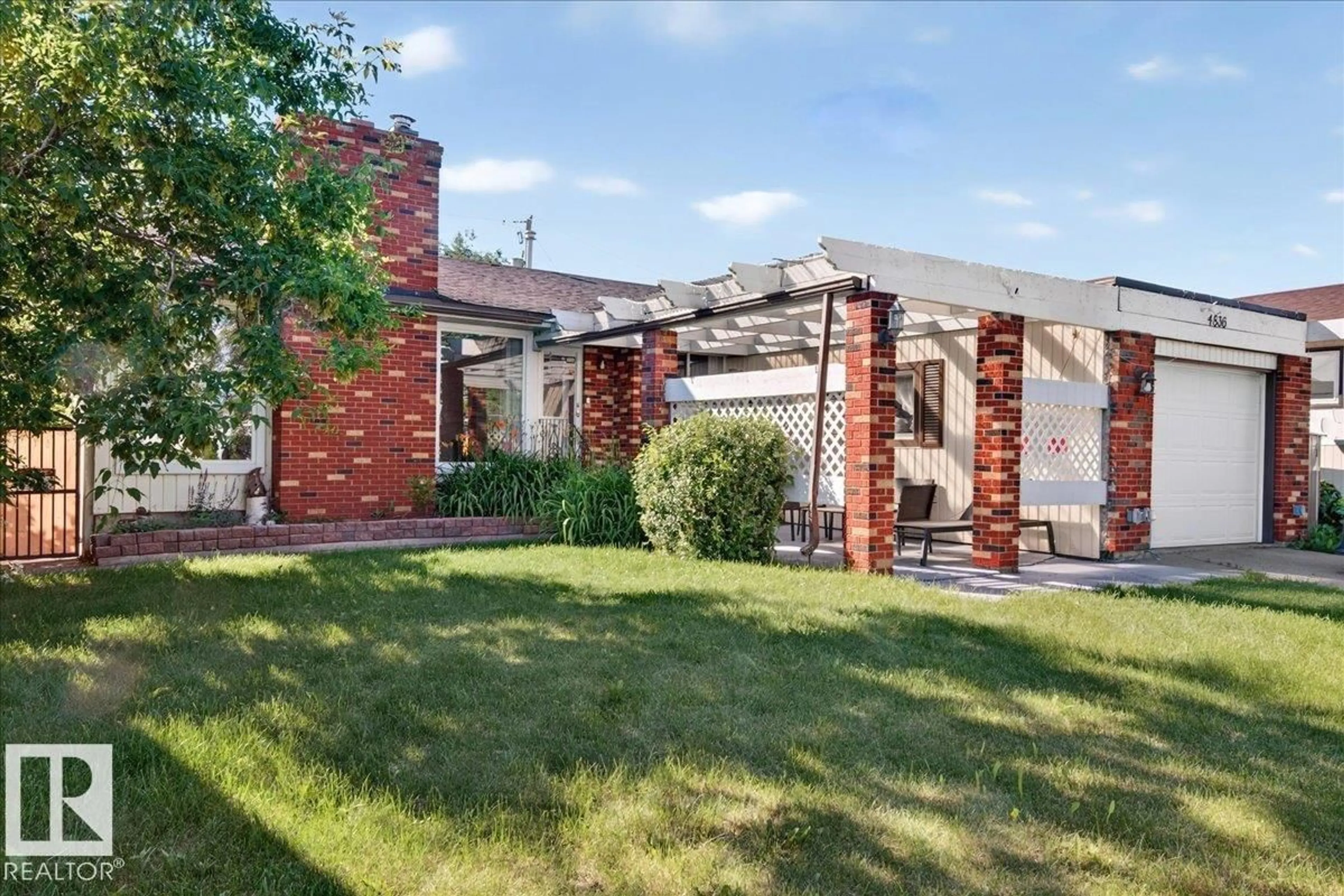 Home with brick exterior material, street for 4836 49 ST, Gibbons Alberta T0A1N0