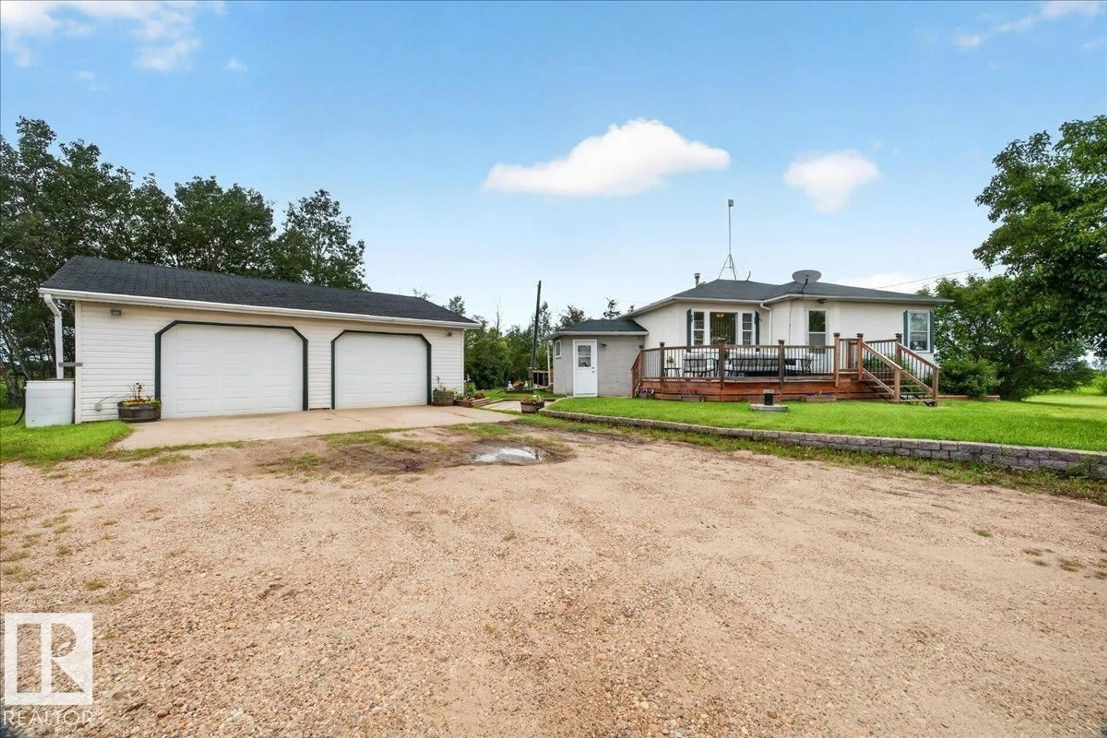 A pic from outside/outdoor area/front of a property/back of a property/a pic from drone, street for 57414 RGE RD 222, Rural Sturgeon County Alberta T0A2W0