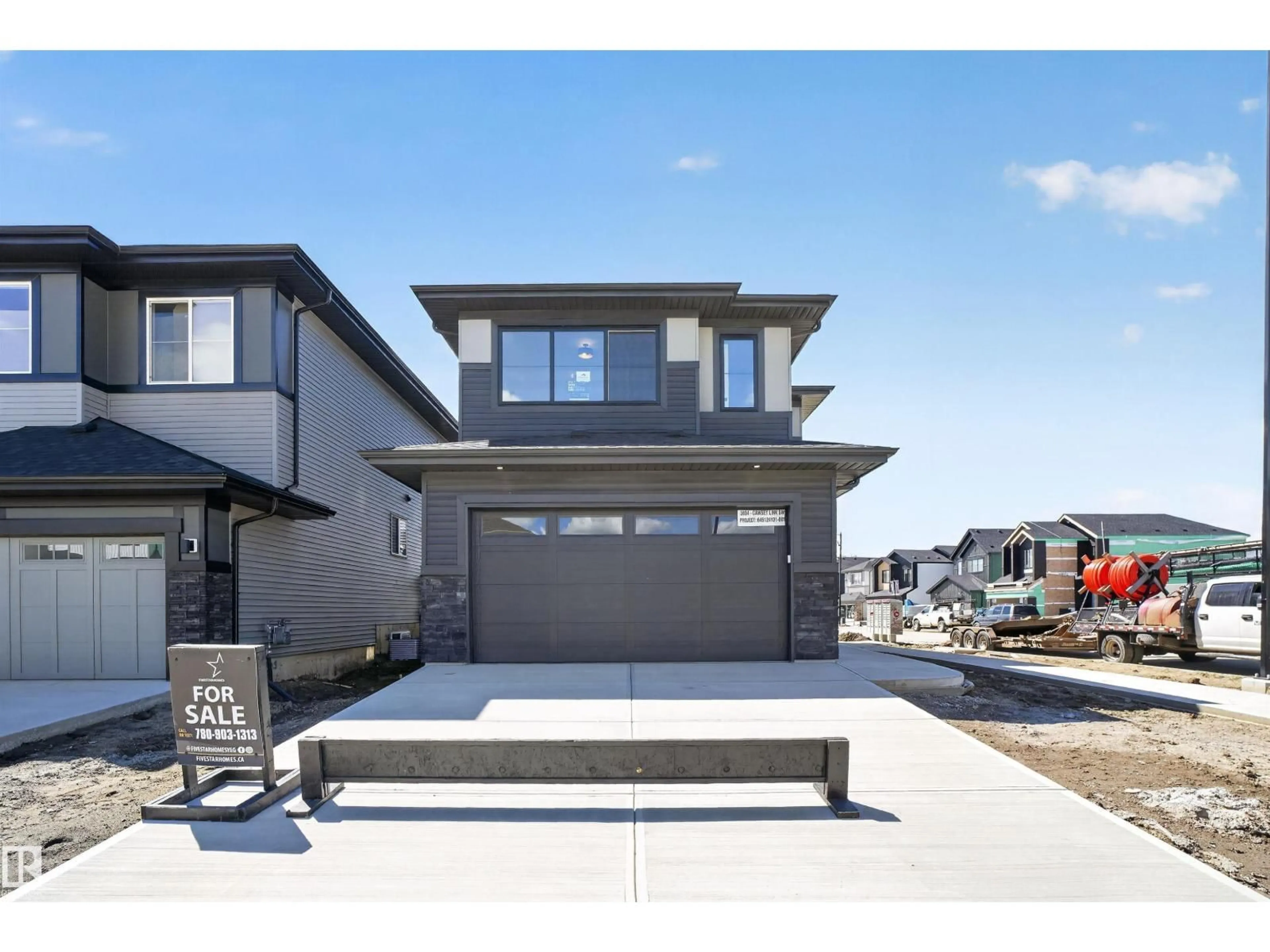 Home with brick exterior material, street for 5004 CAWSEY LI, Edmonton Alberta T6W5X3