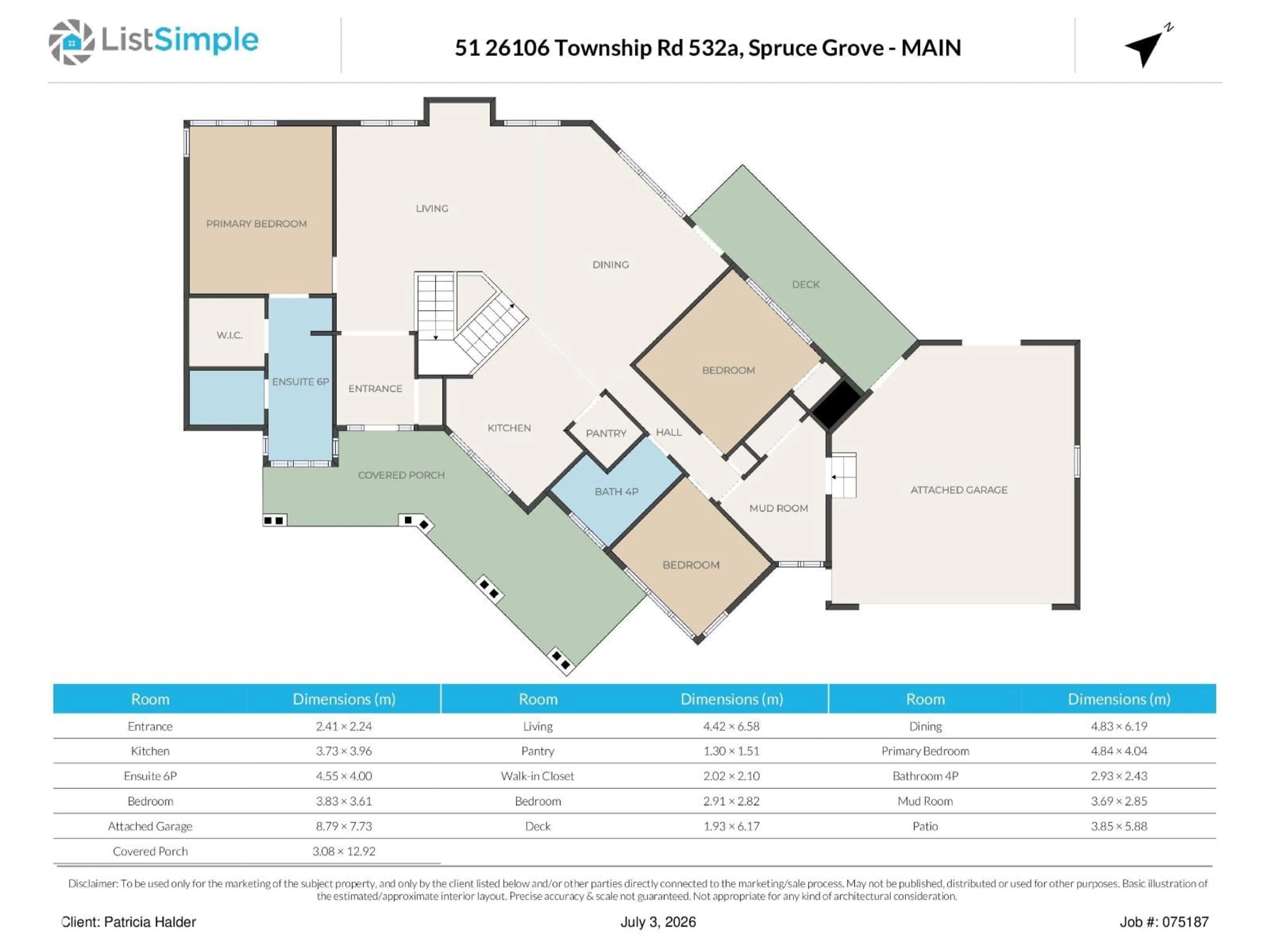 Floor plan for 51 26106 TWP ROAD 532 A, Rural Parkland County Alberta T7Y1A3