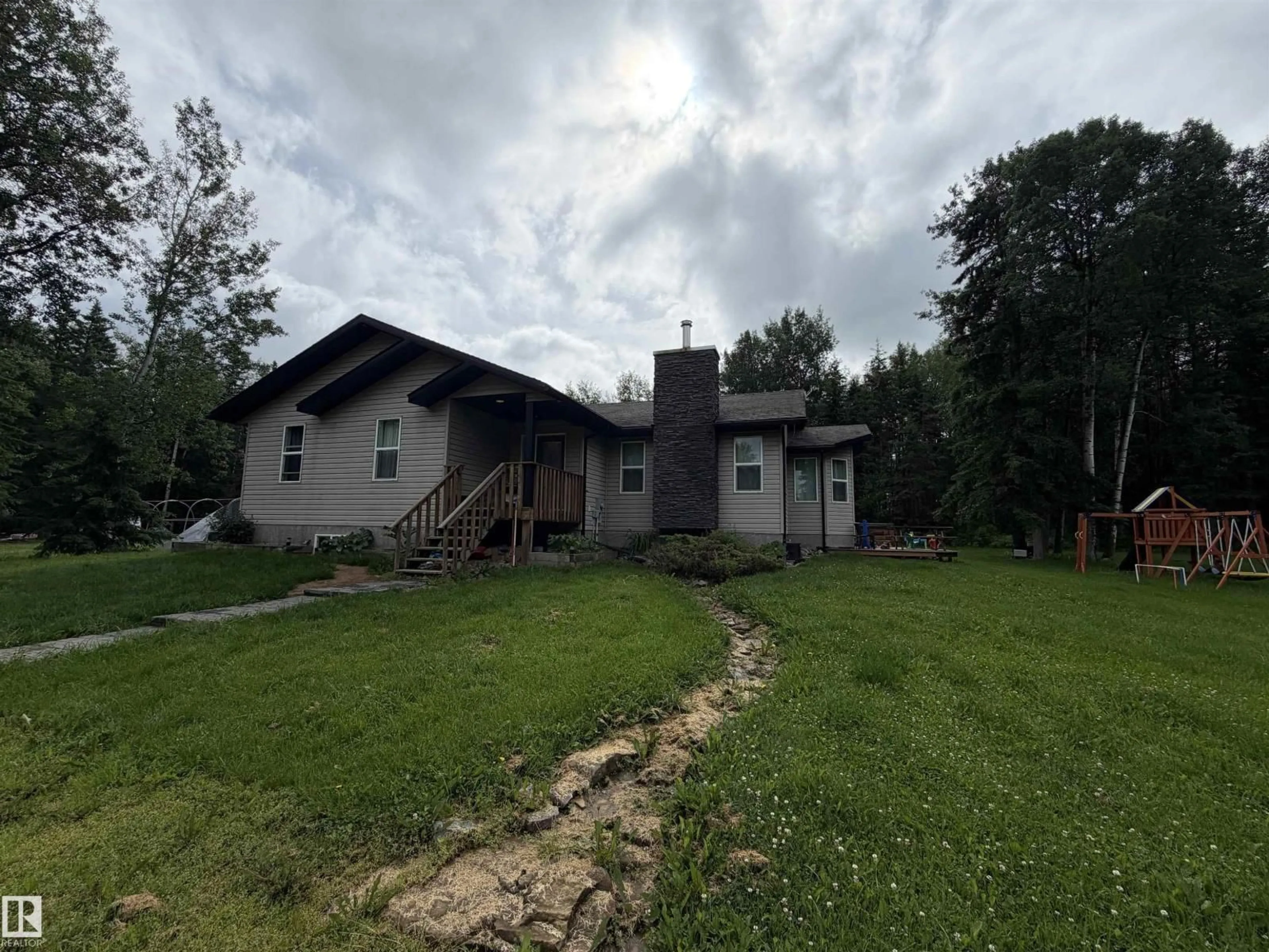 A pic from outside/outdoor area/front of a property/back of a property/a pic from drone, building for 644081 RGE ROAD 235, Rural Athabasca County Alberta T9S2A9