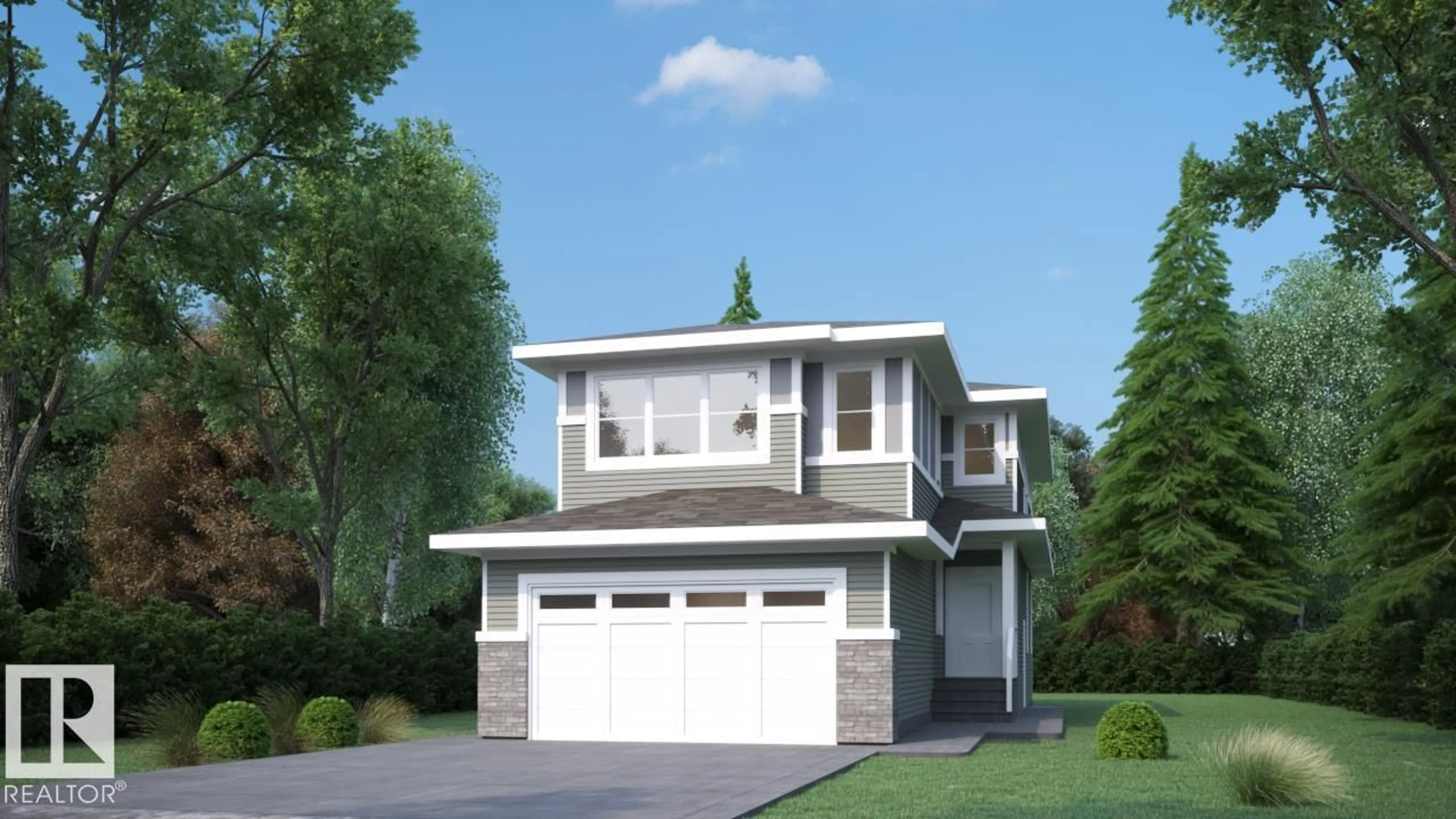 Home with vinyl exterior material, street for NW - 1866 EATON WD, Edmonton Alberta T6M3R3
