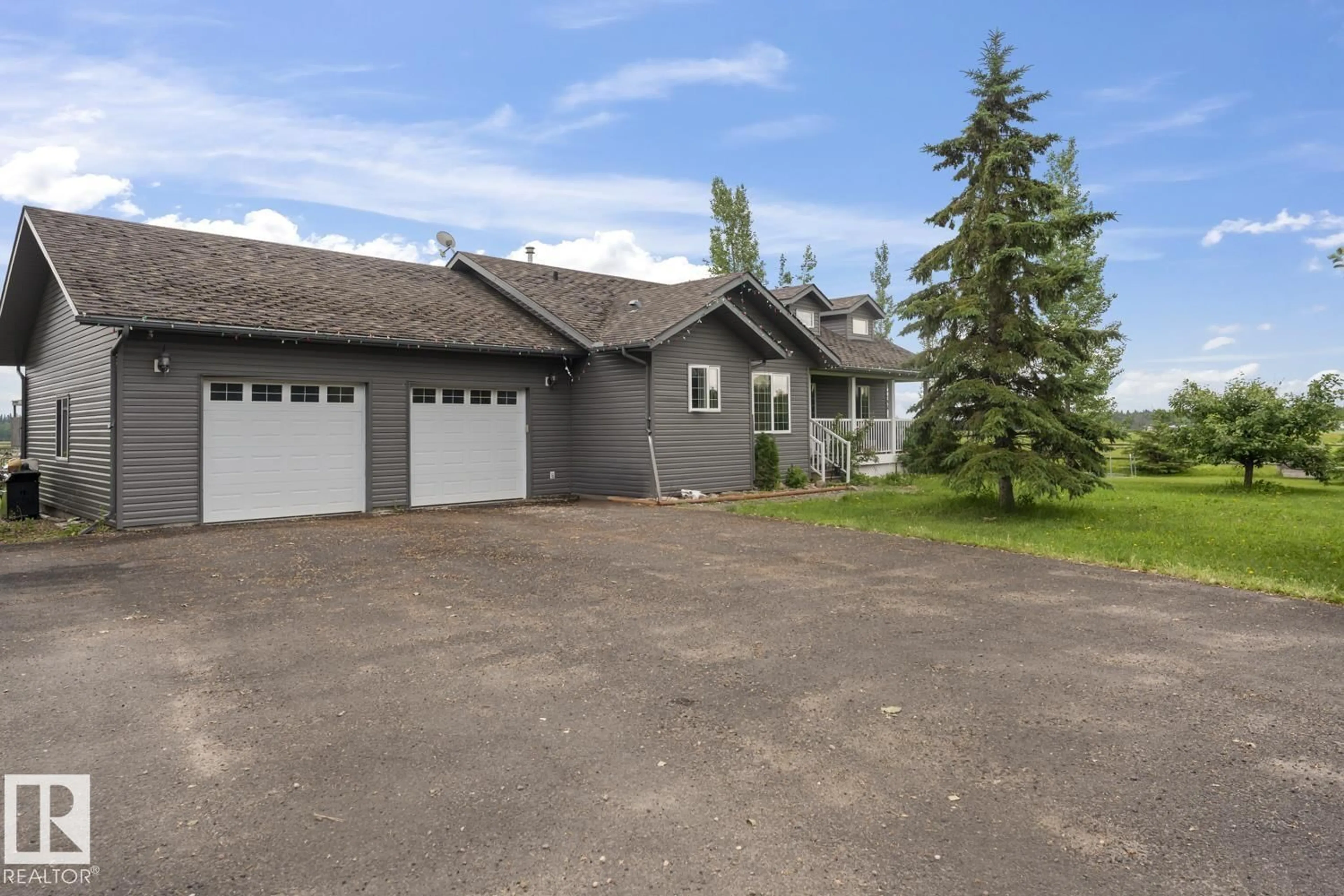 A pic from outside/outdoor area/front of a property/back of a property/a pic from drone, street for 62031 RGE RD 455, Rural Bonnyville M.D. Alberta T9N2J6
