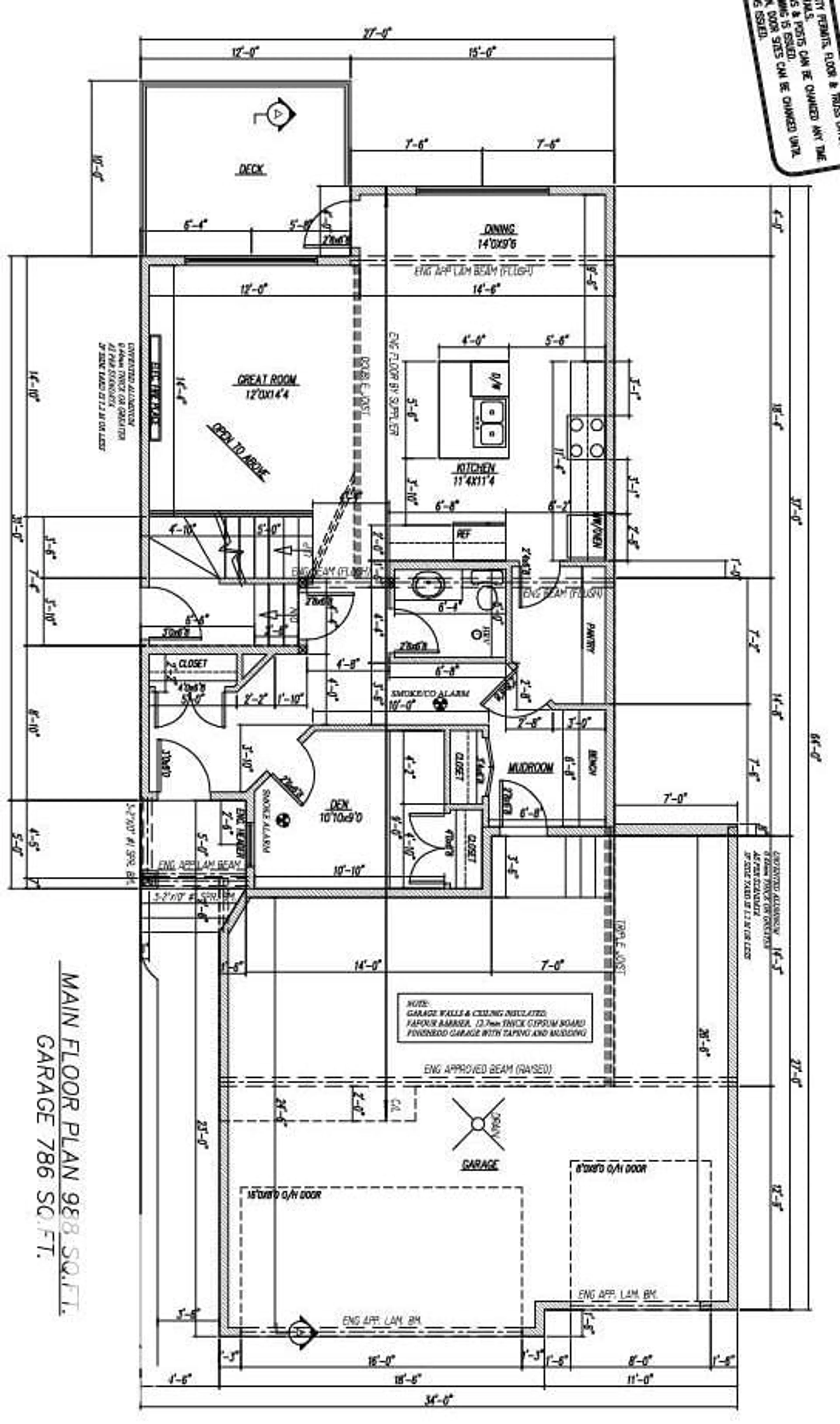 Floor plan for 74 MOCKINGBIRD CR, Fort Saskatchewan Alberta T8L3Z0