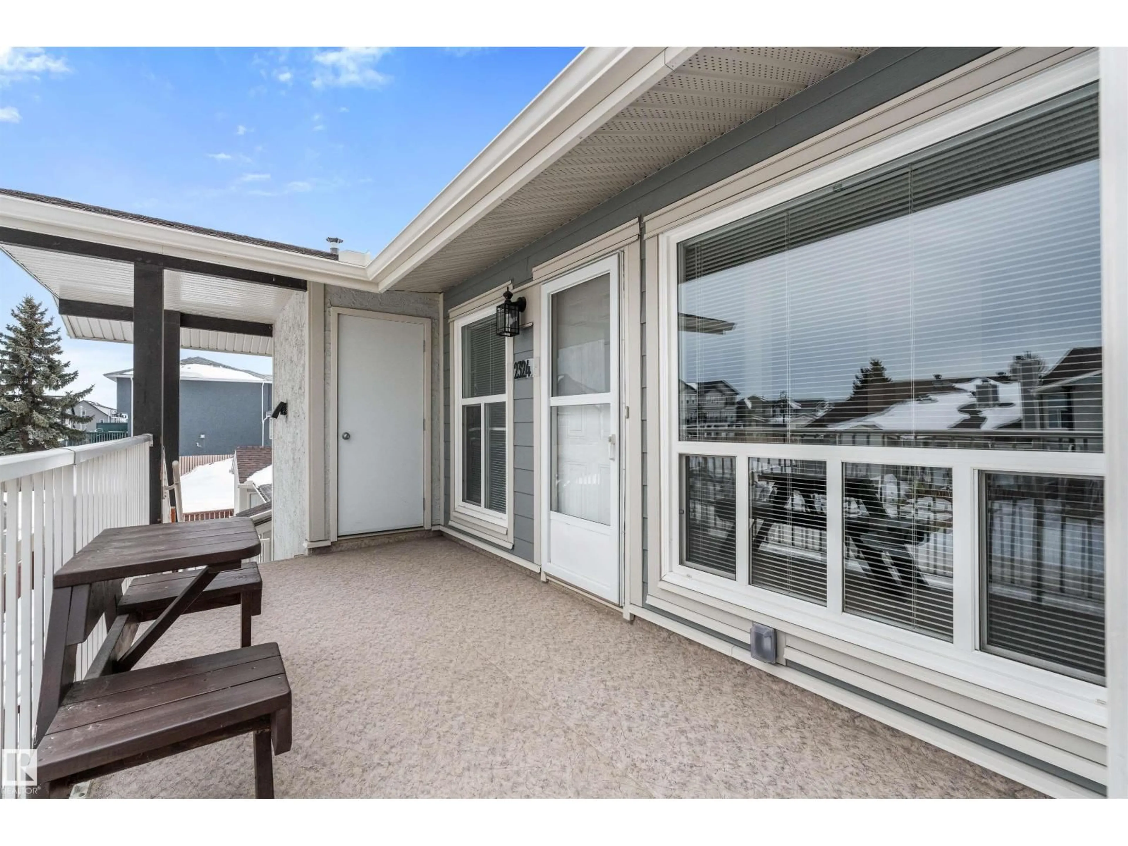 Patio, water/lake/river/ocean view for NW - 2324 151 AV, Edmonton Alberta T5Y2L1