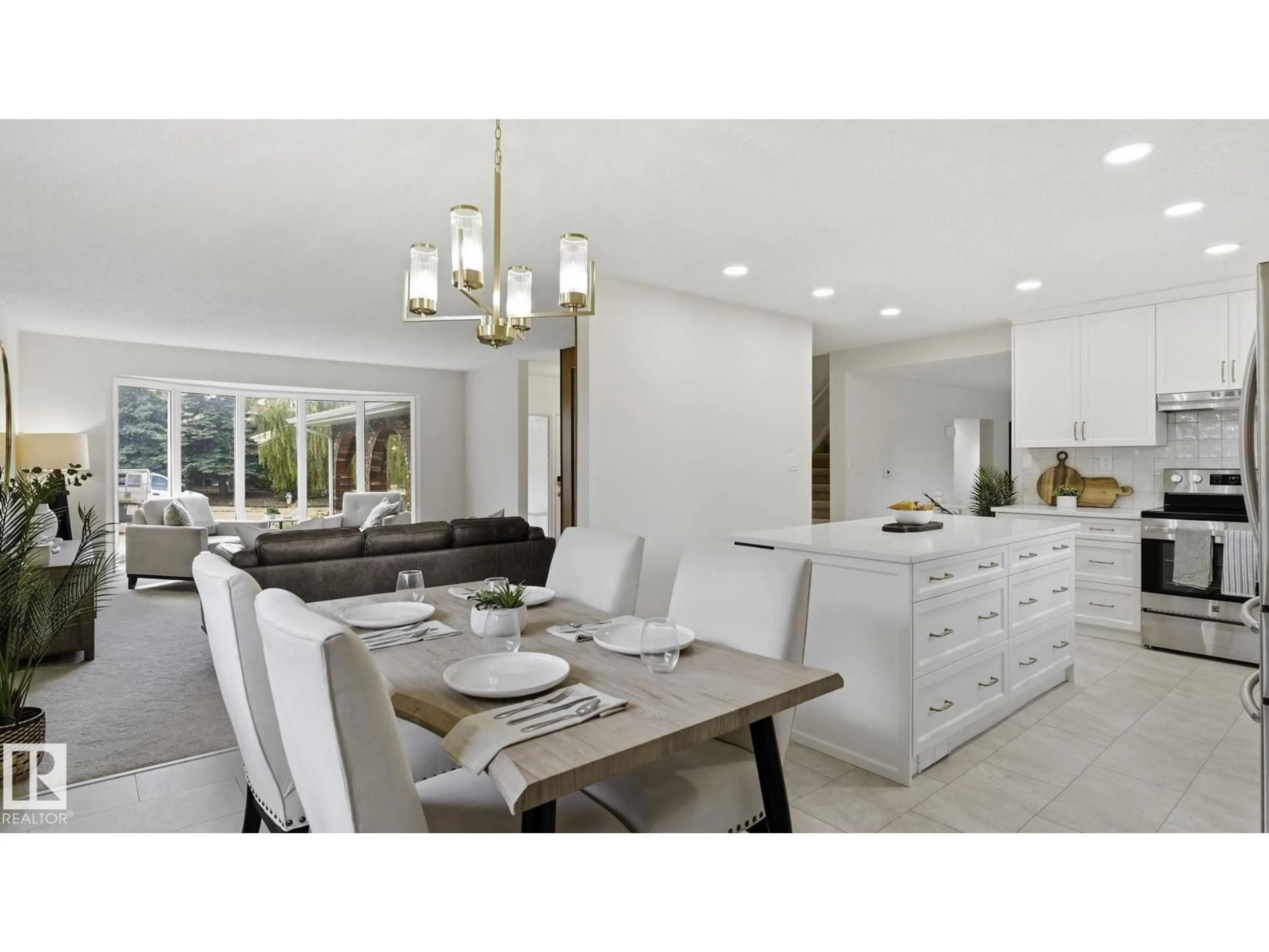 Open concept kitchen, unknown for 2723 83 ST, Edmonton Alberta T6K3G7