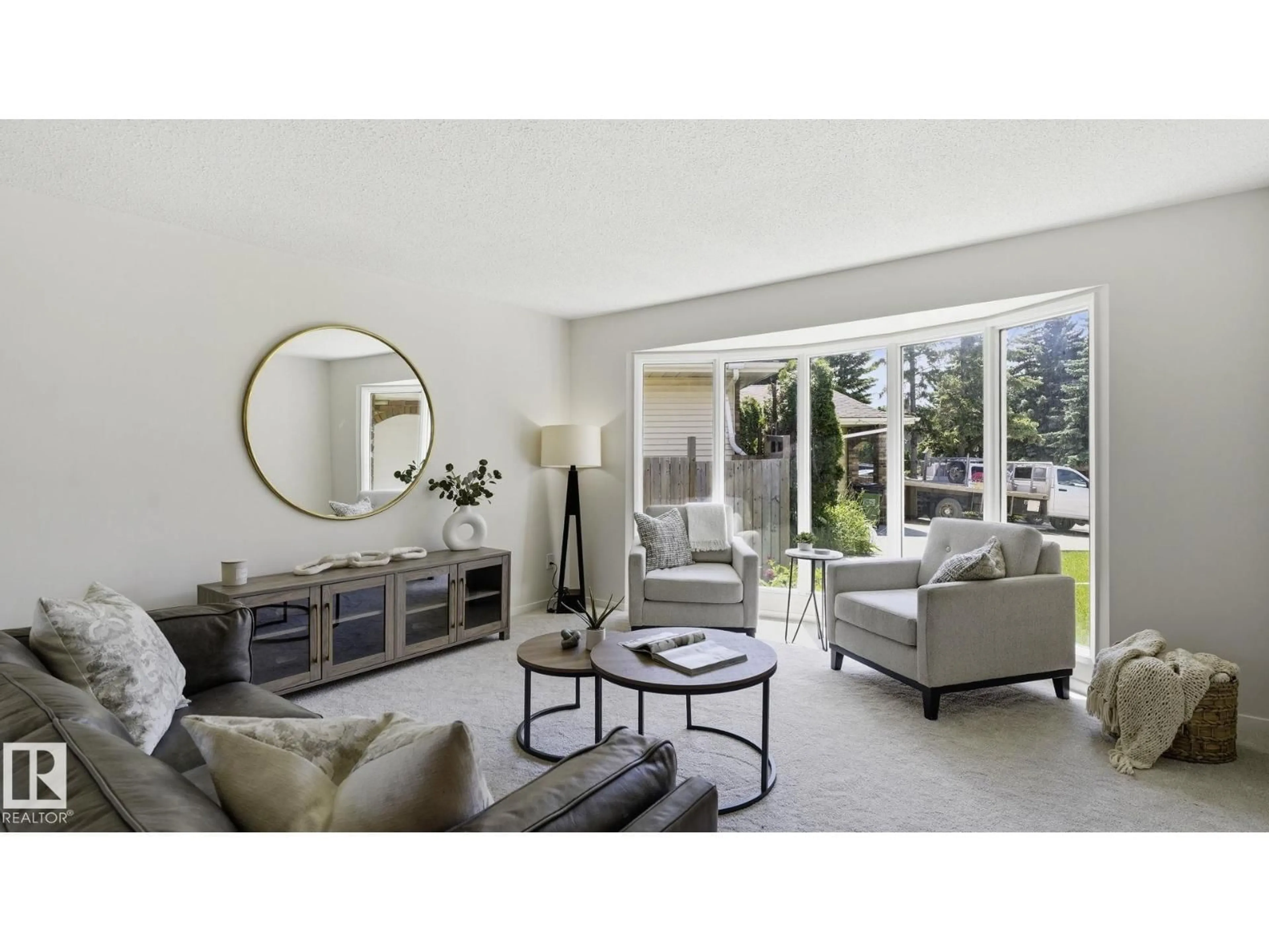 Living room with furniture, unknown for 2723 83 ST, Edmonton Alberta T6K3G7