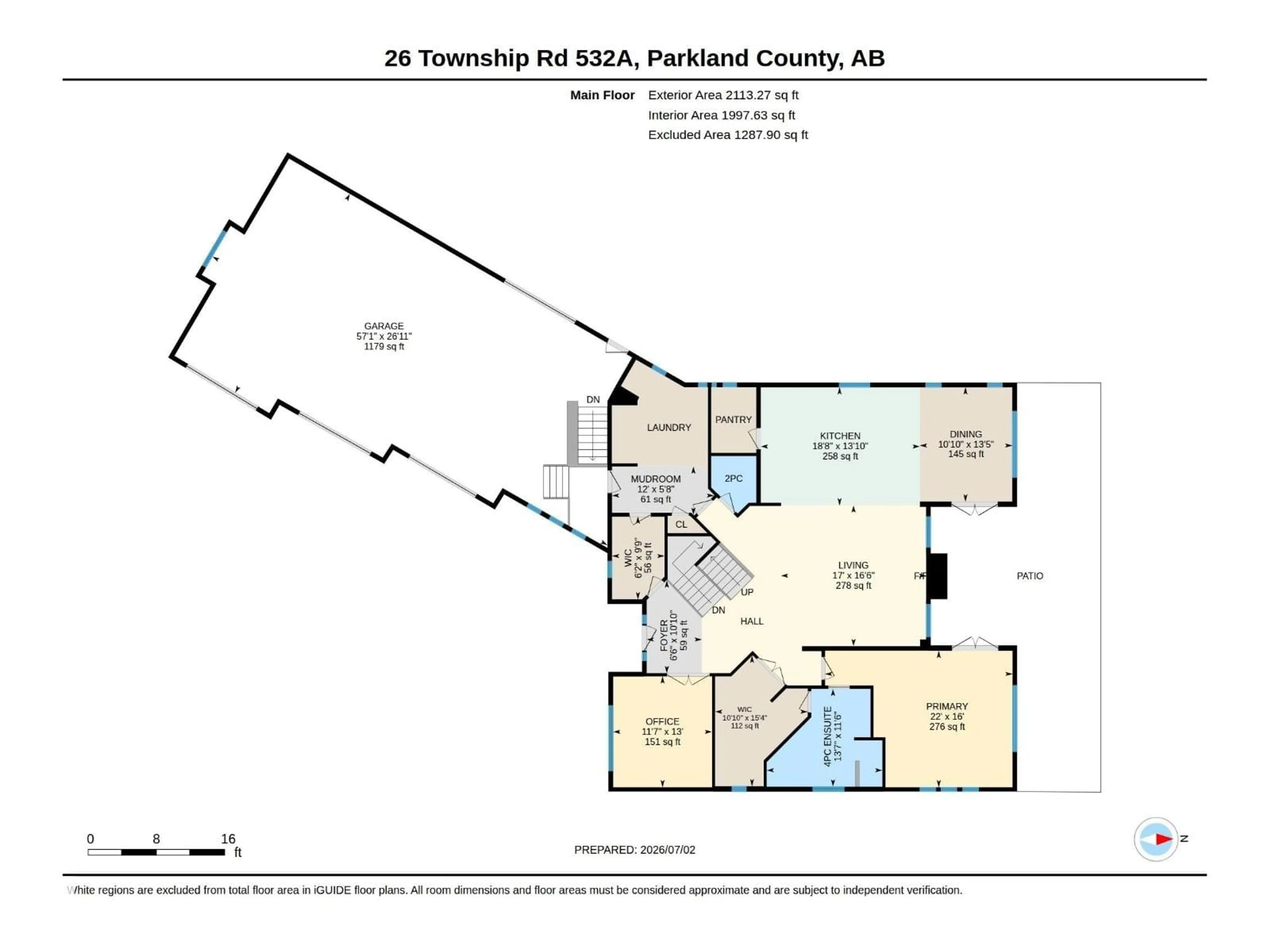 Floor plan for #26 - 26314 TWP ROAD 532 A, Rural Parkland County Alberta T7X4M1