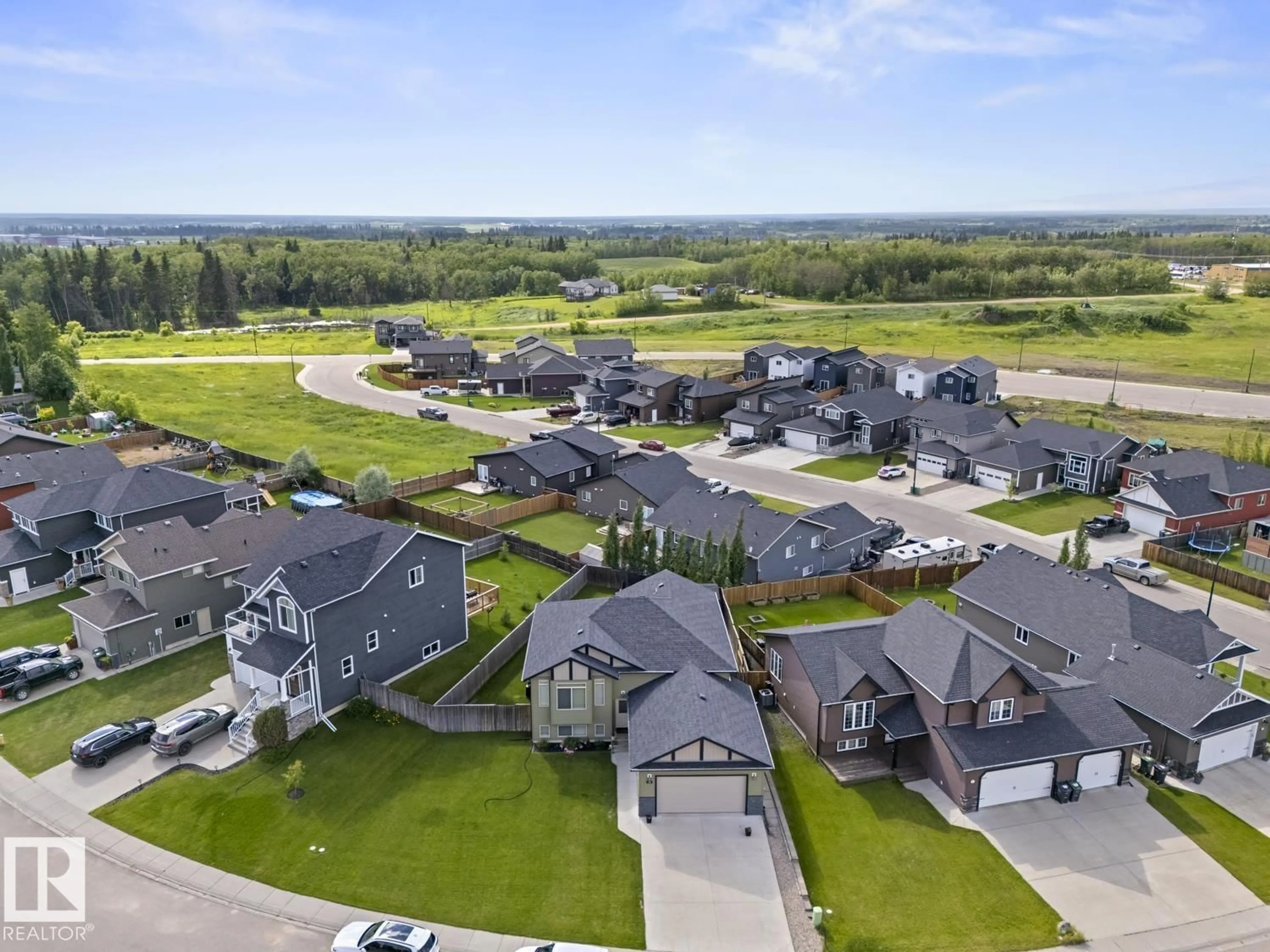 A pic from outside/outdoor area/front of a property/back of a property/a pic from drone, street for 35 FALCON RD, Cold Lake Alberta T9M0G4
