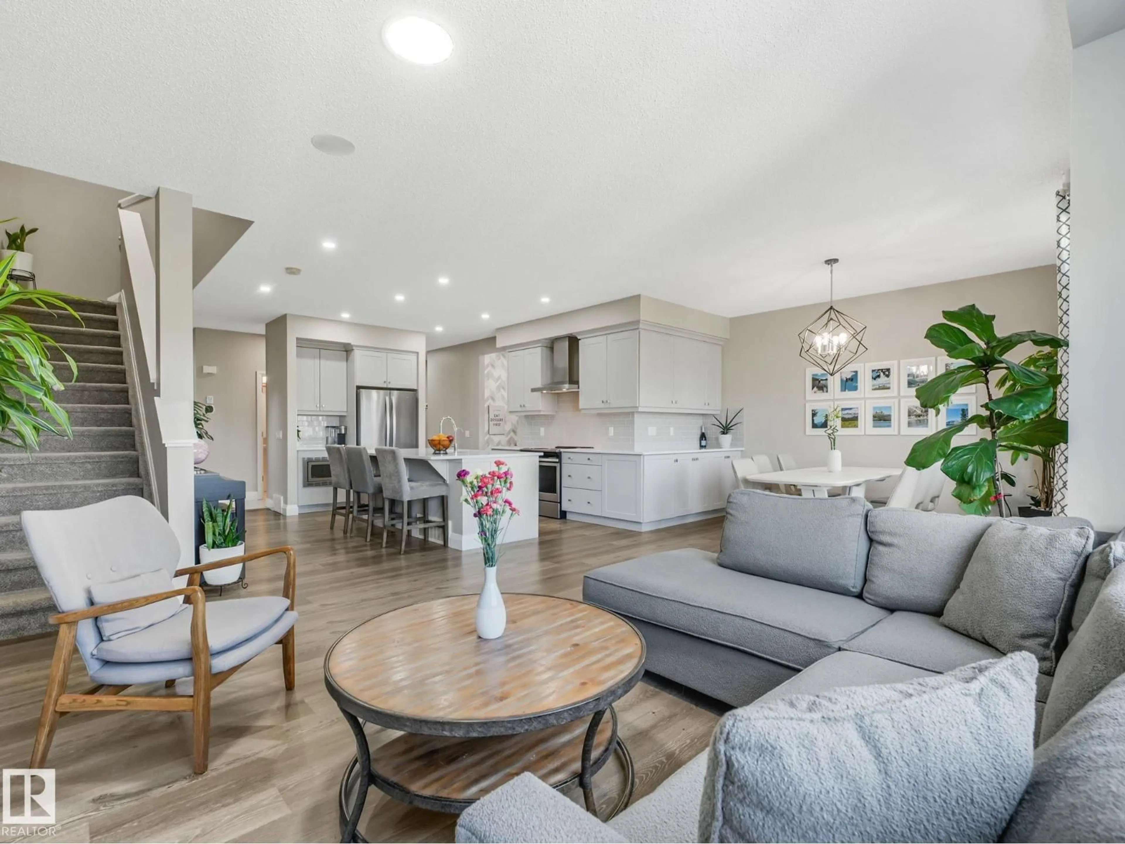 Open concept kitchen, unknown for NW - 2716 202 ST, Edmonton Alberta T6M0W7